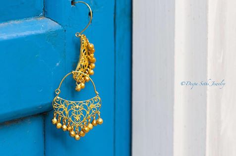 Filigiri ghungroo hoops