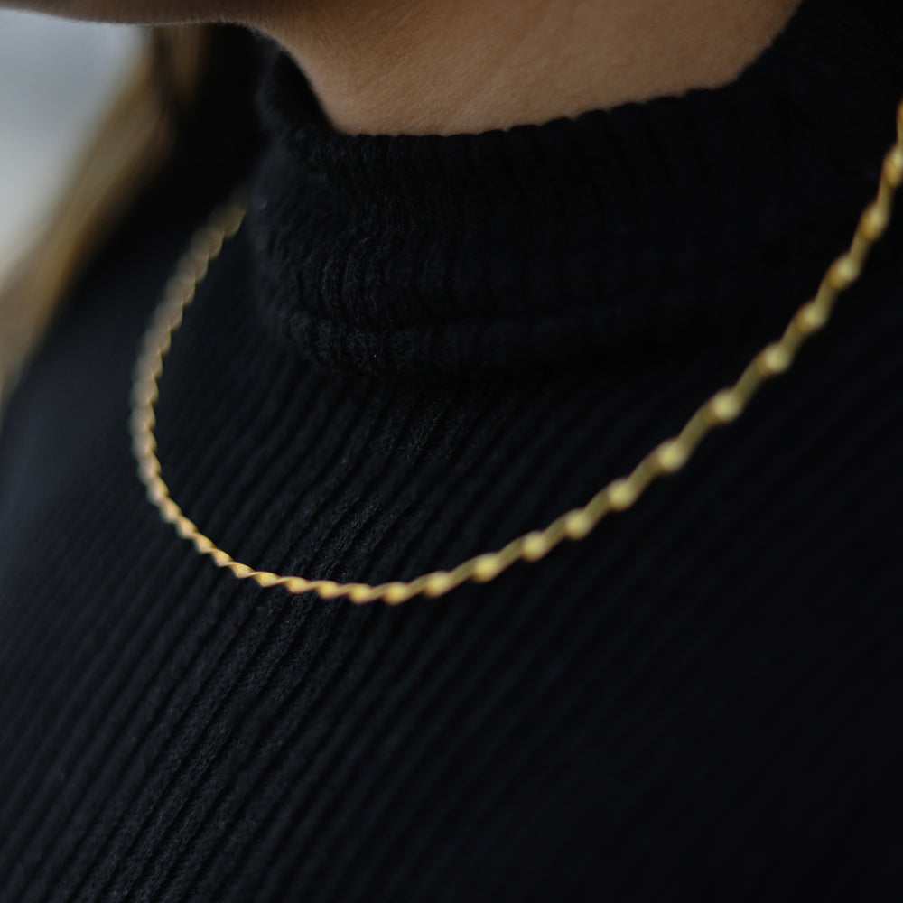 Gold Plated Twister Choker