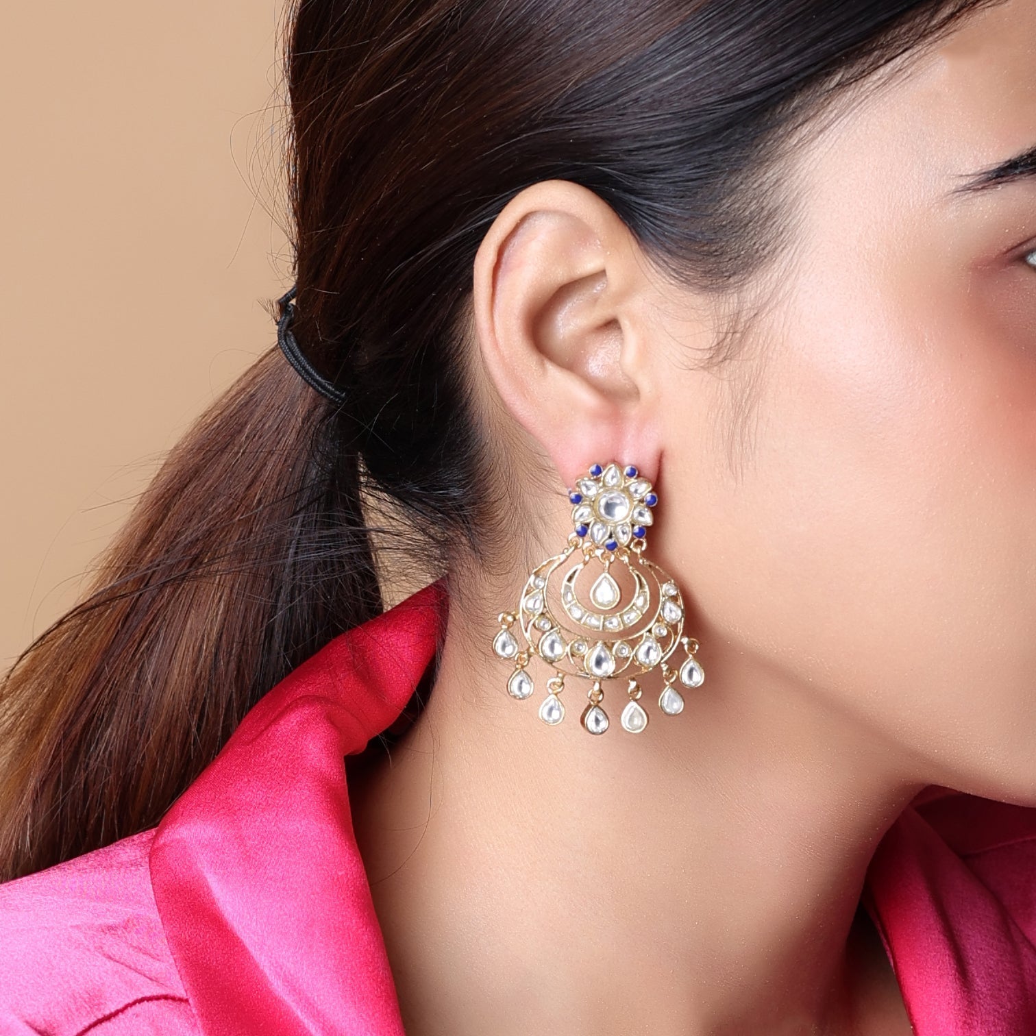 Sterling Silver Chandbali