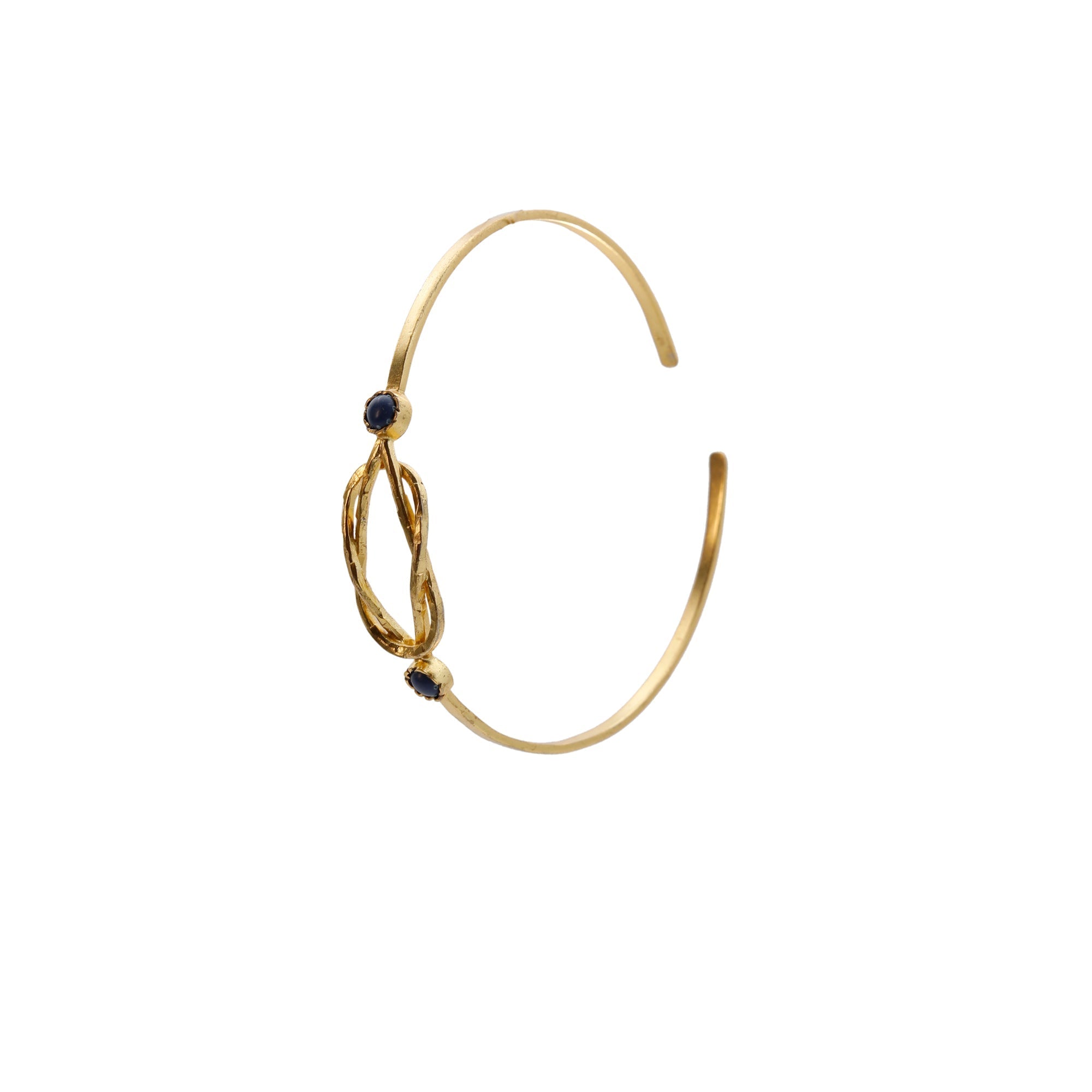 Gold Knot Cuff Bracelet