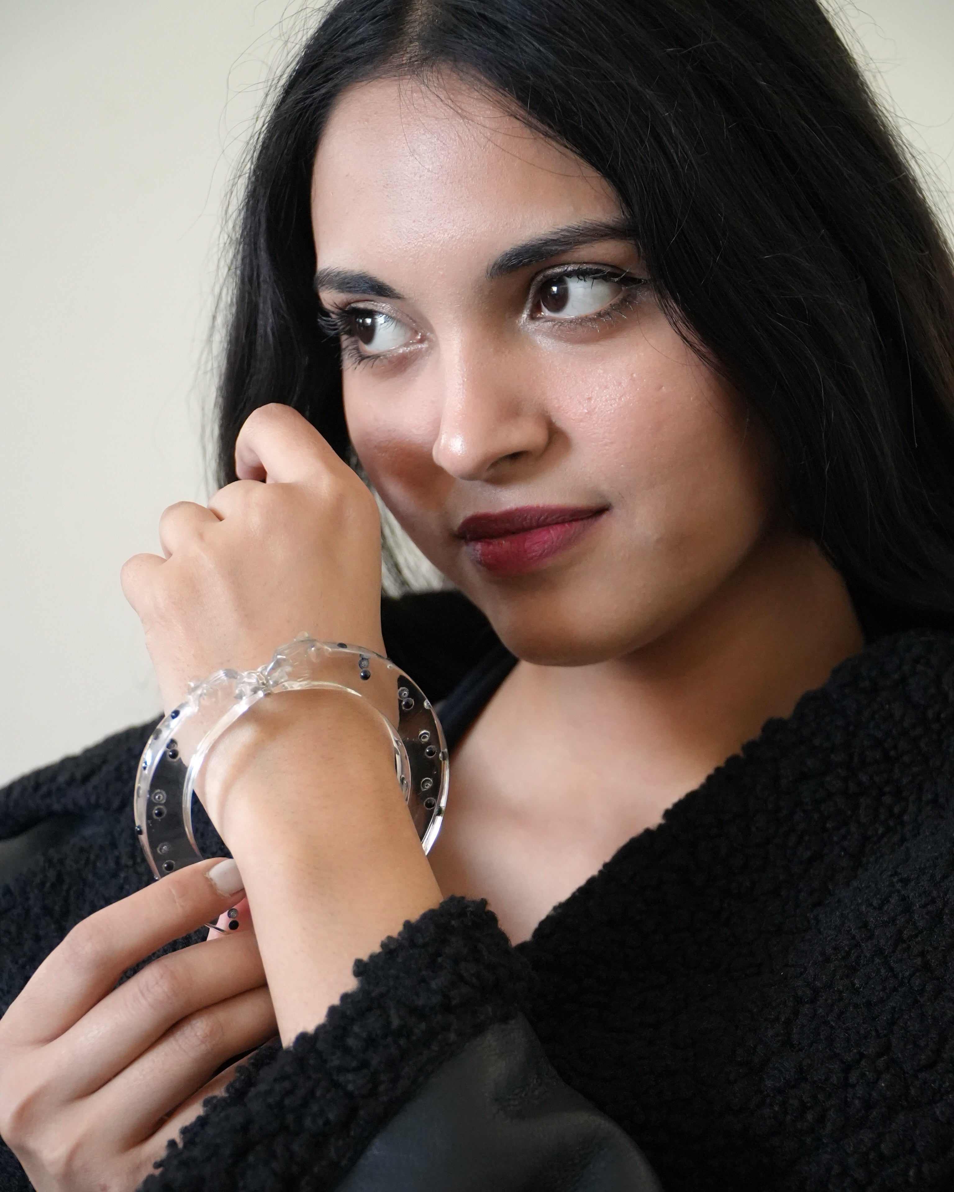 Clear Quartz Bangle