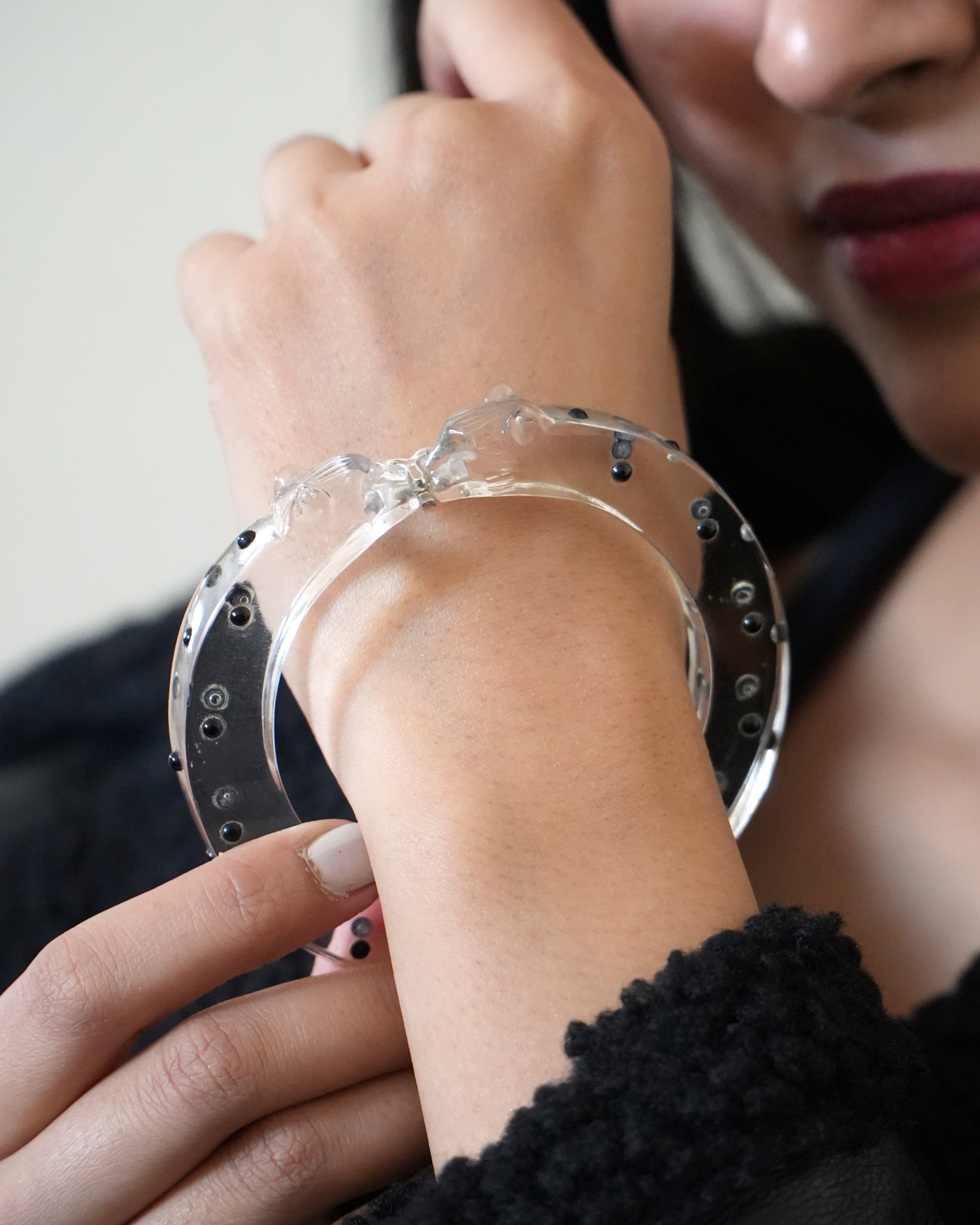 Clear Quartz Bangle