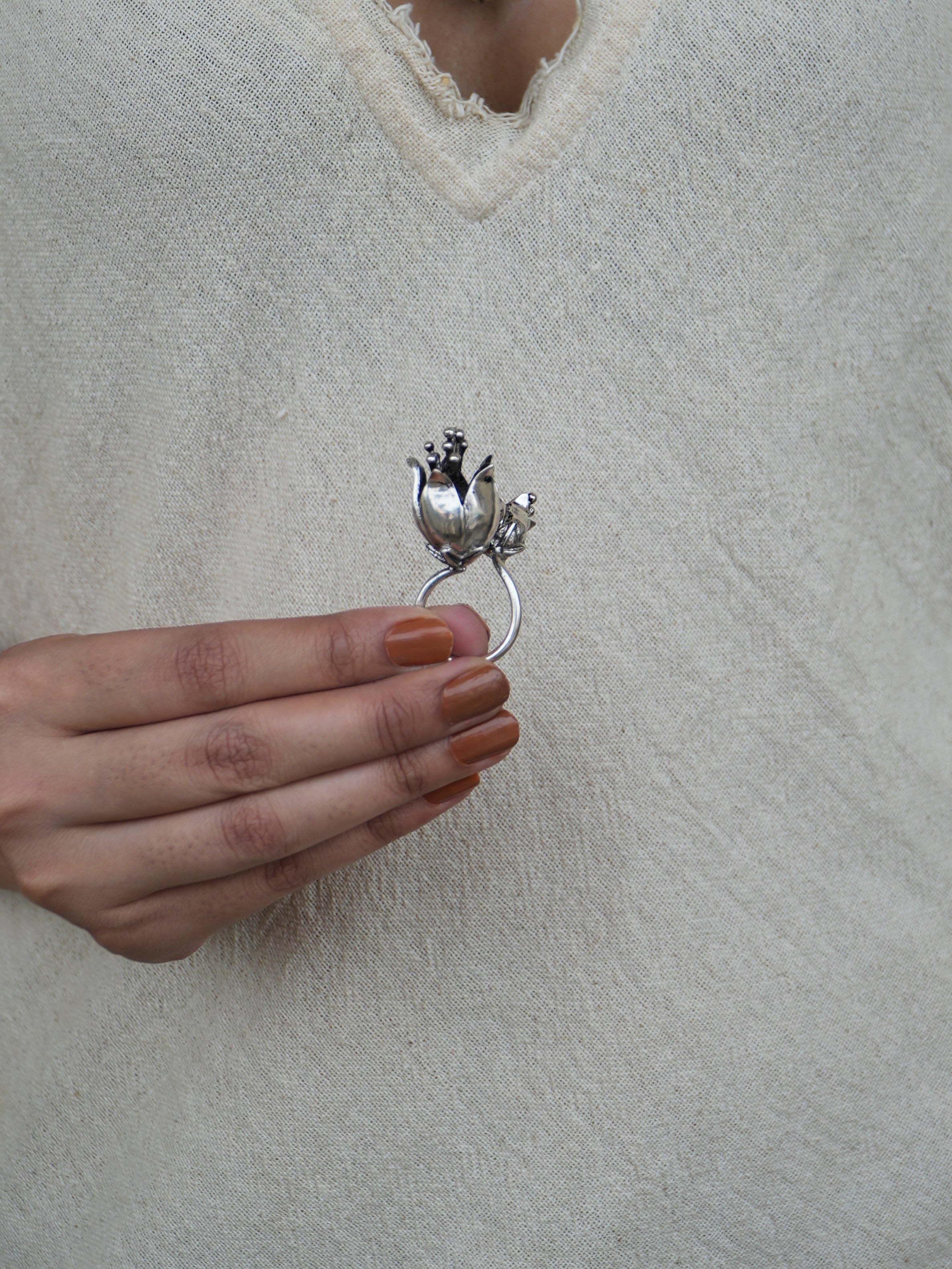 Kalindi Ring Silver