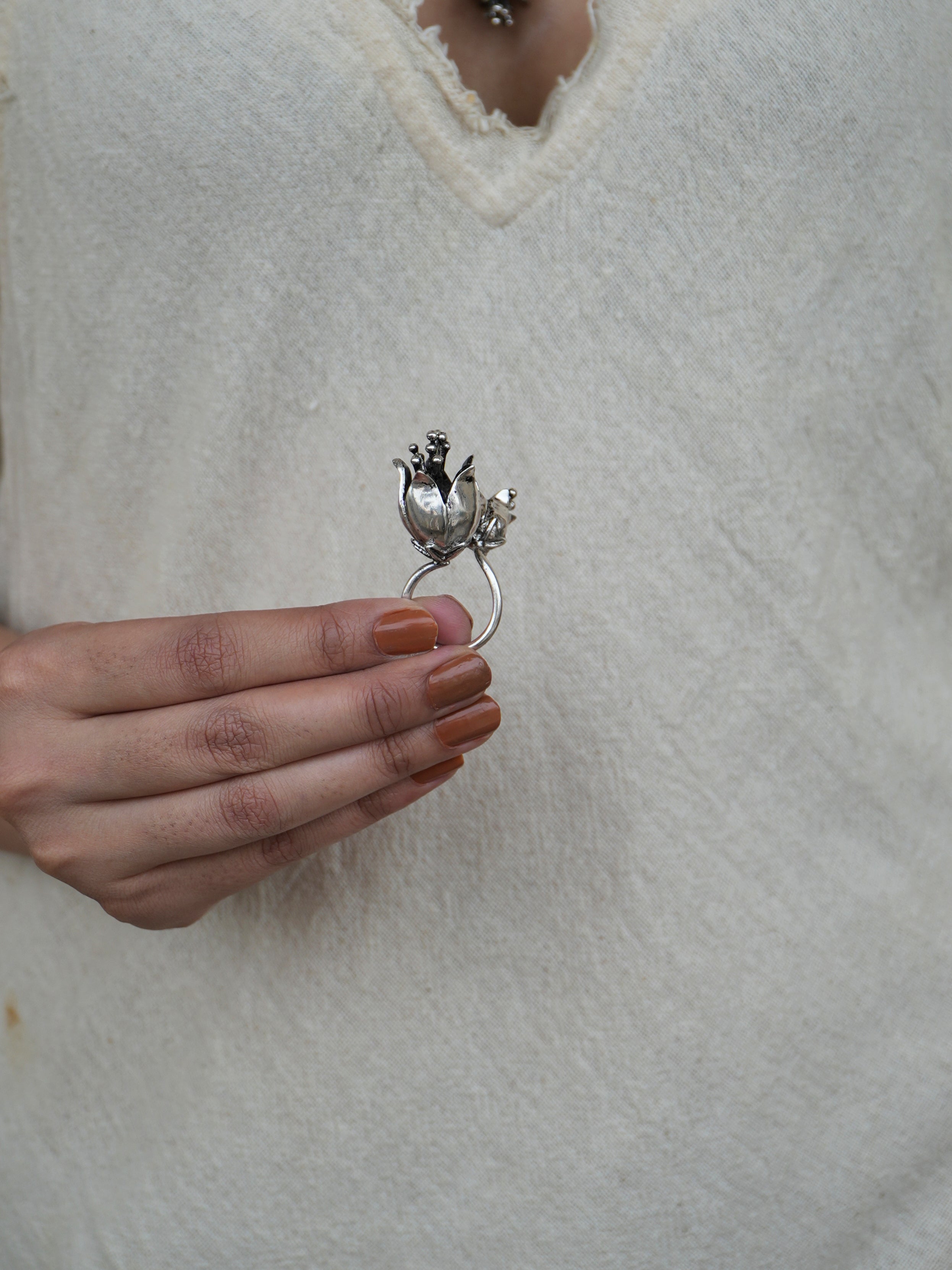 Kalindi Ring Silver