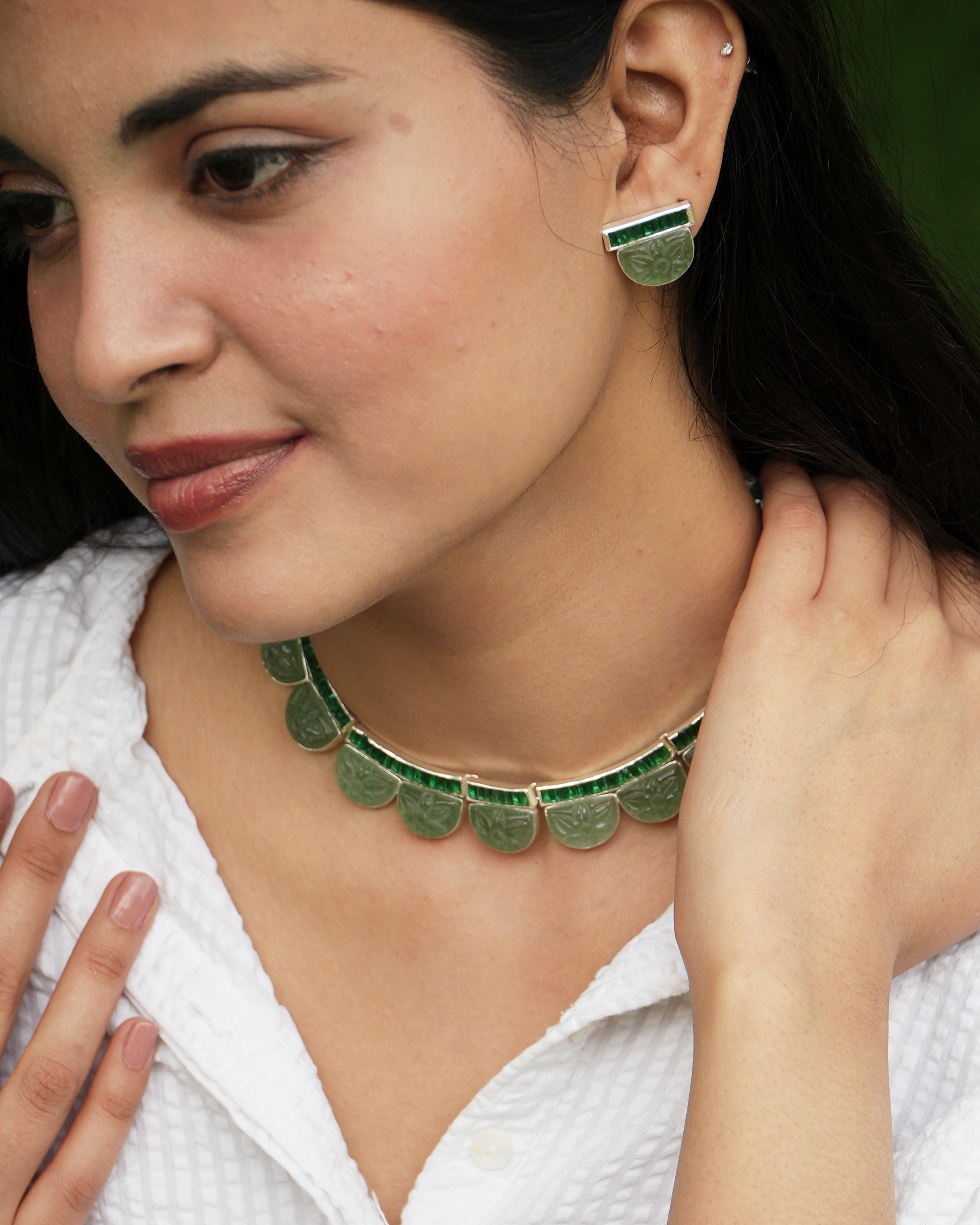 sabz necklace