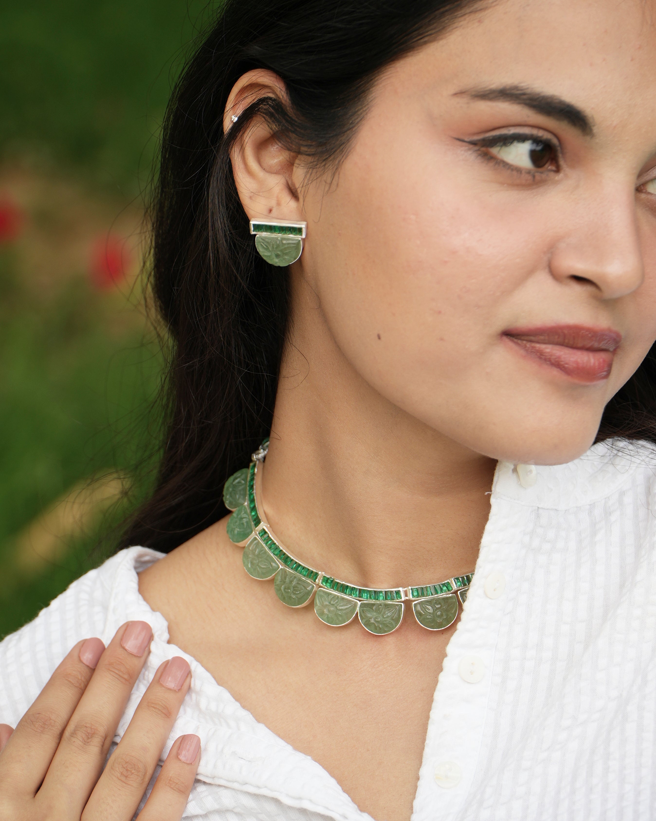 sabz necklace