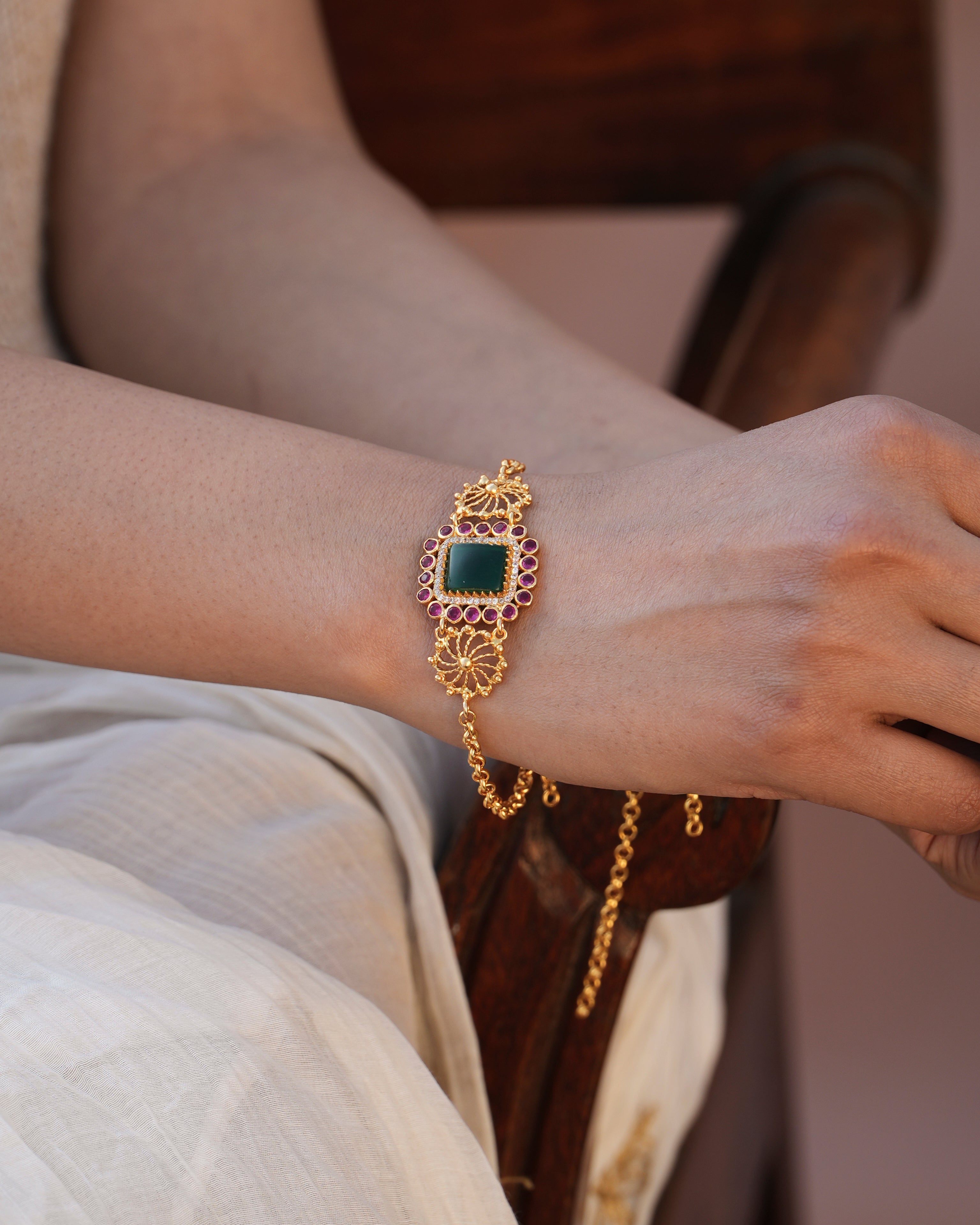 chakori green bracelet