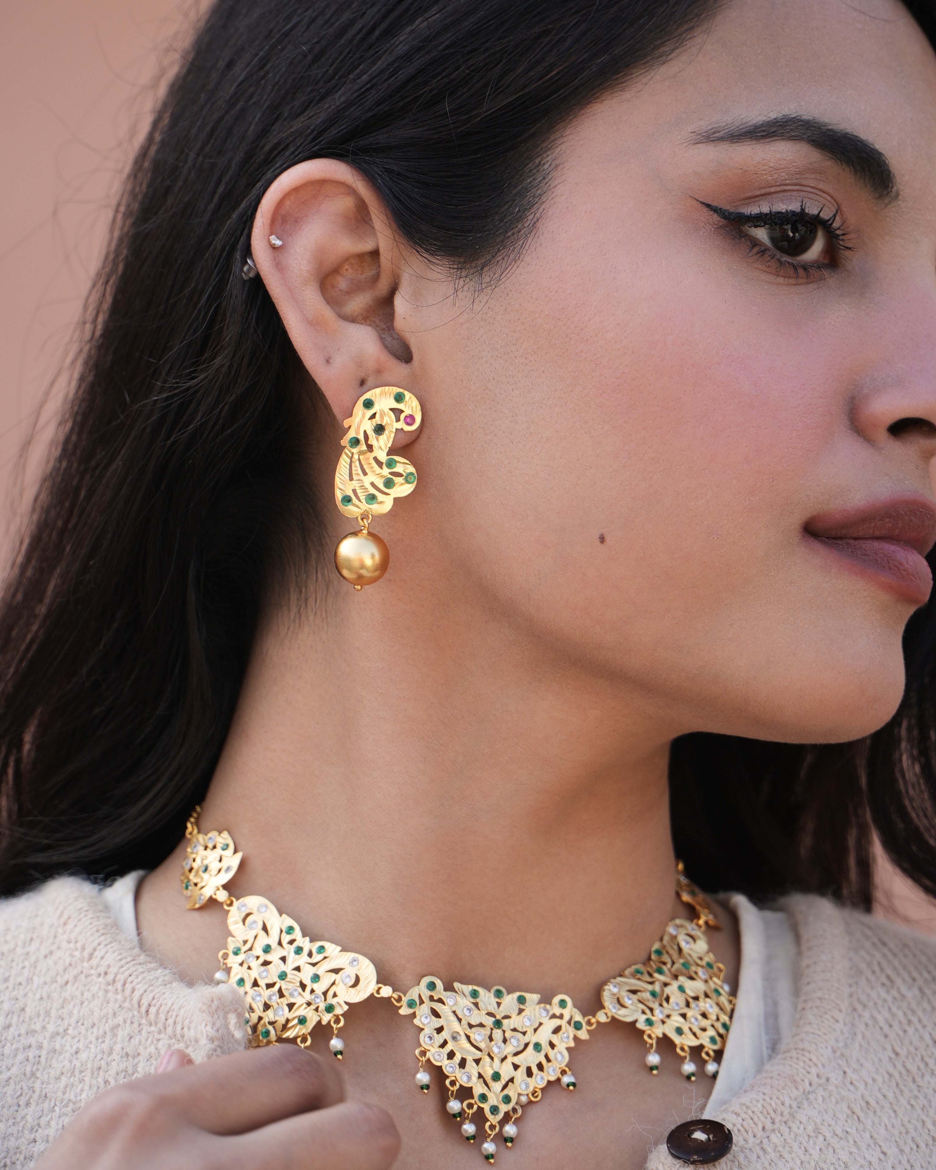 saamond earrings