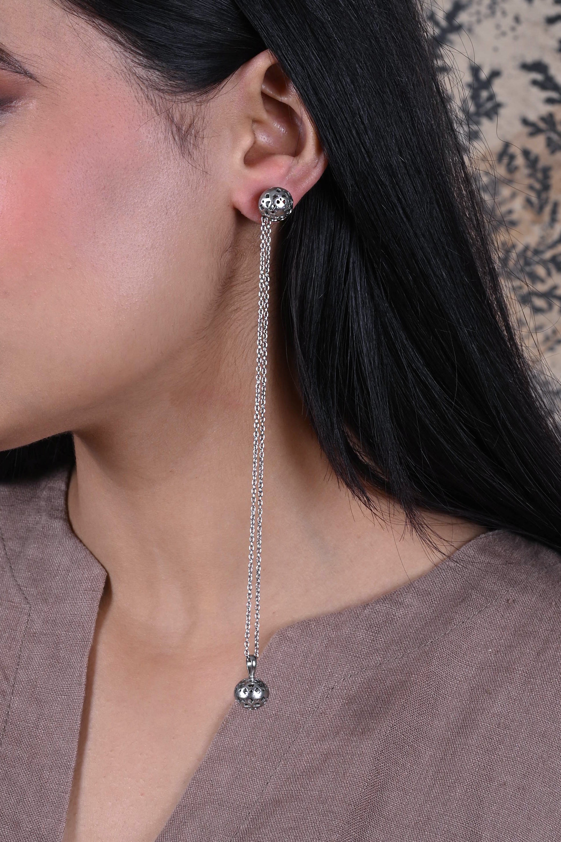 Silver Dehjoor Earrings