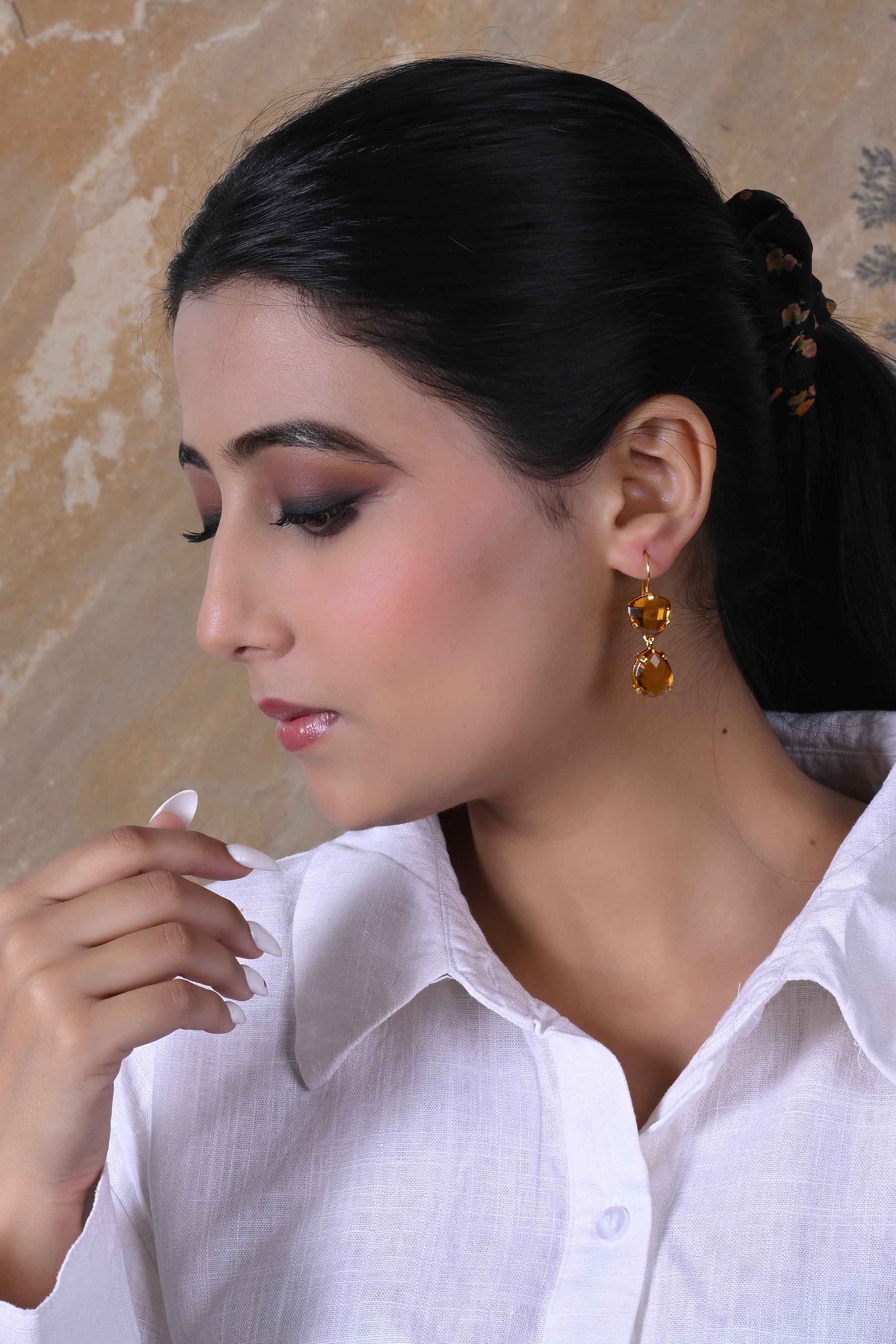 Mirza Earrings Yellow