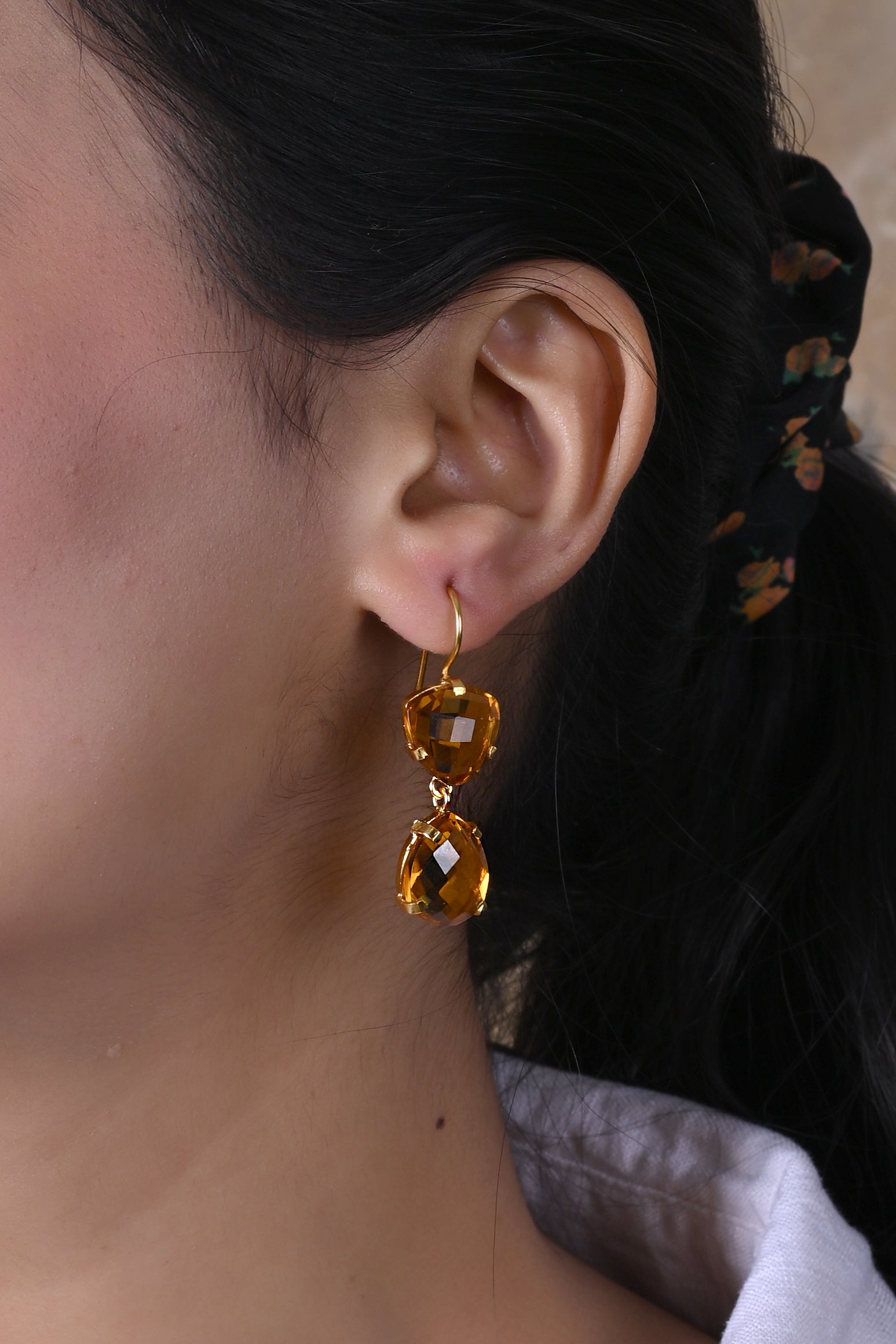 Mirza Earrings Yellow
