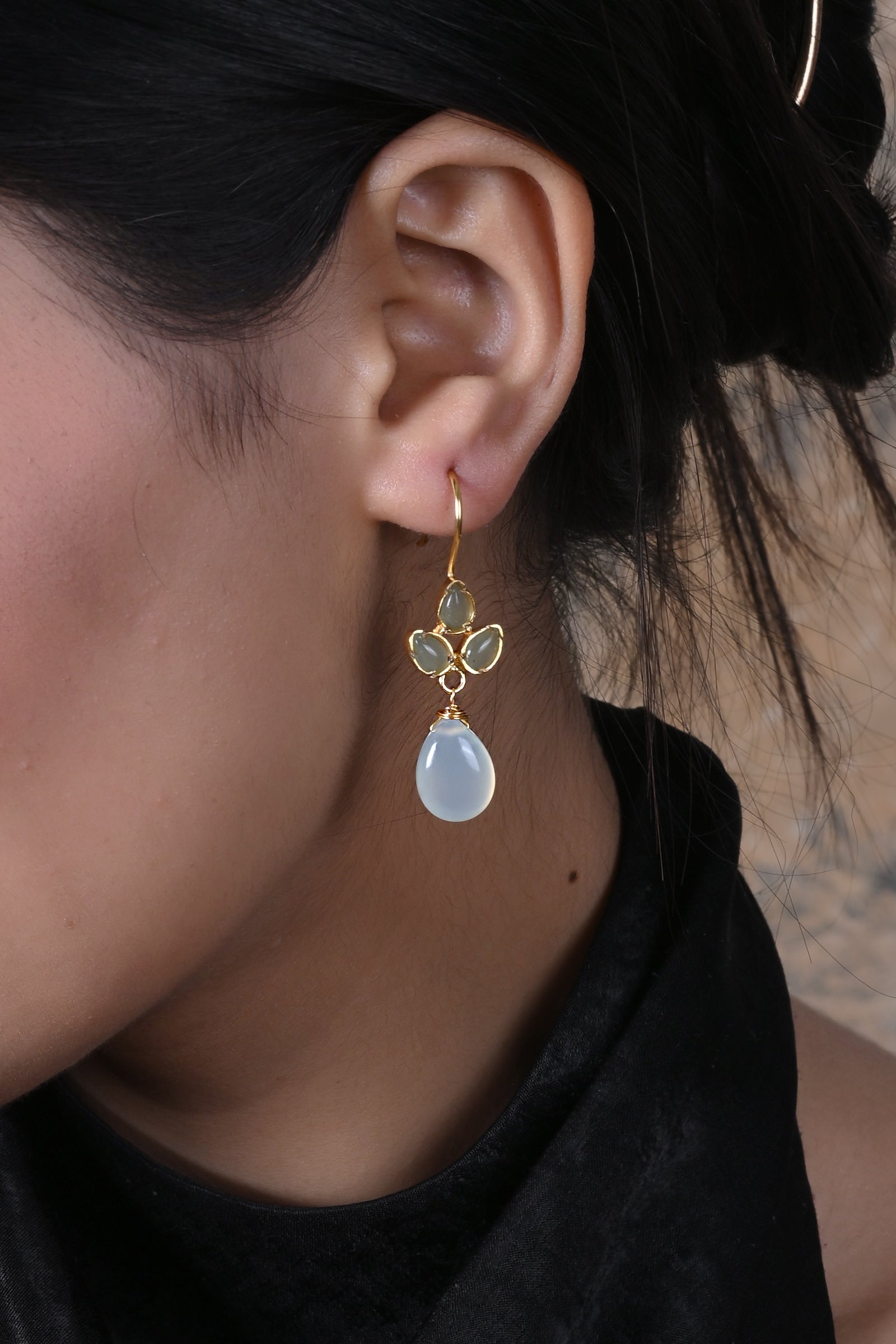 Teen Paan Grapes Earring