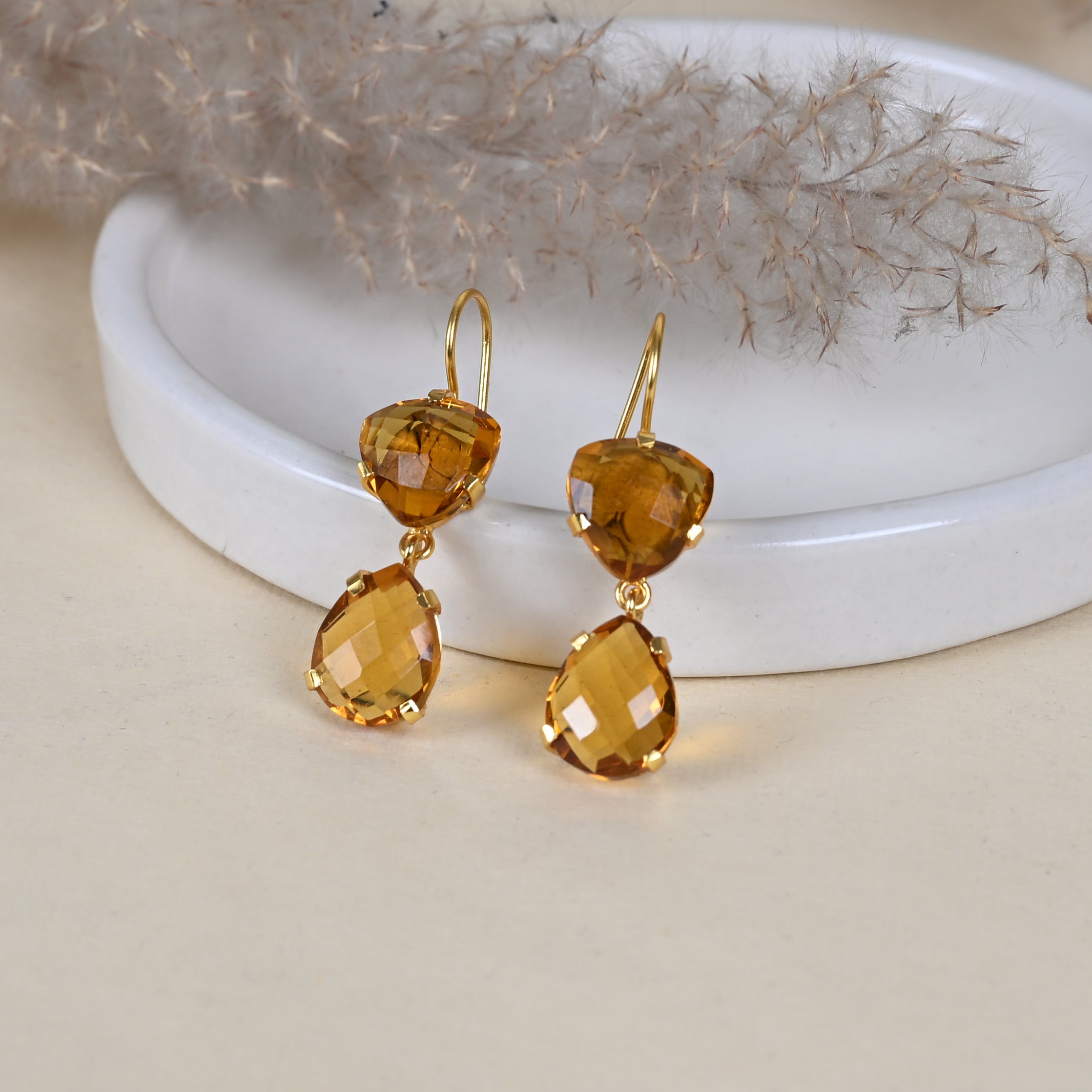 Mirza Earrings Yellow