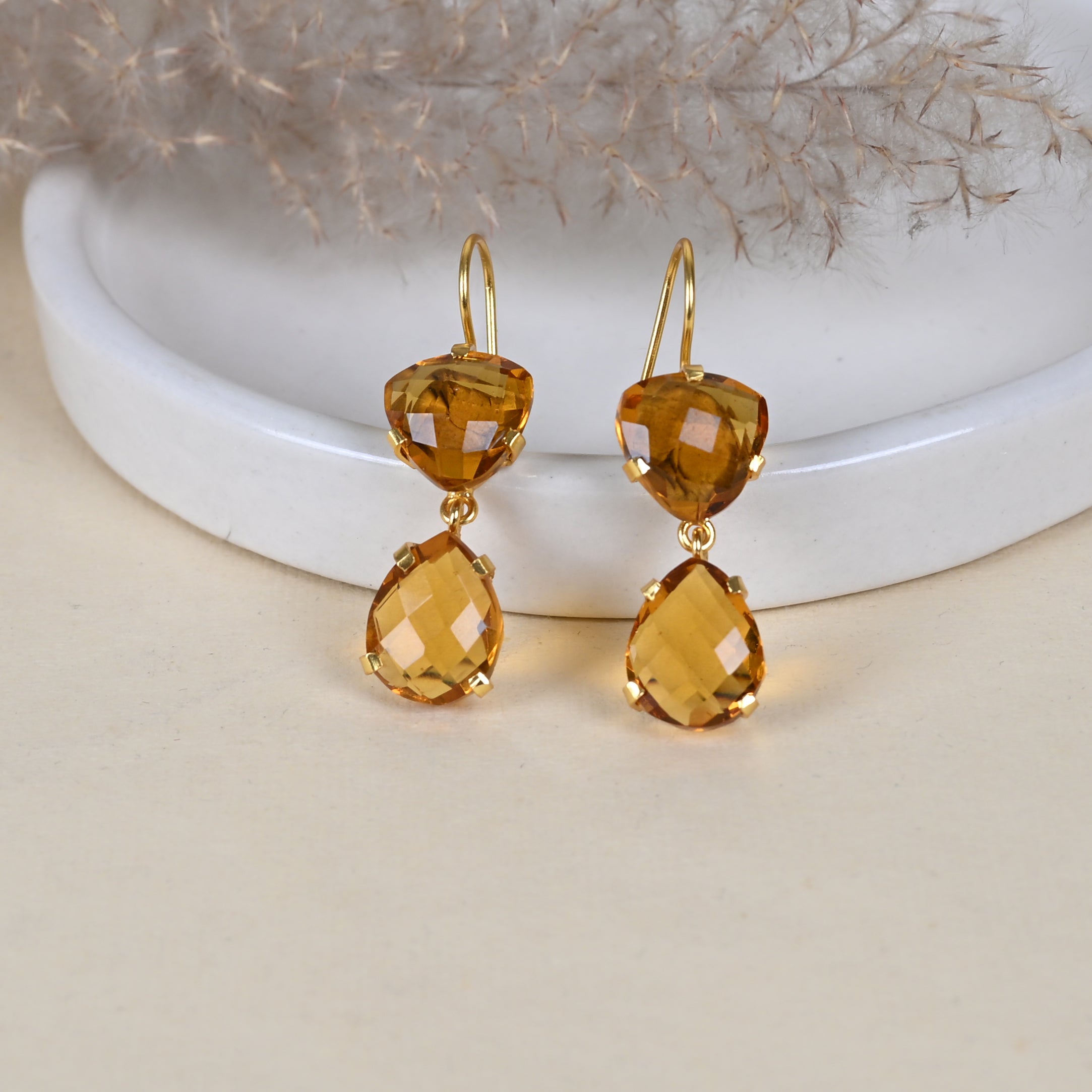 Mirza Earrings Yellow