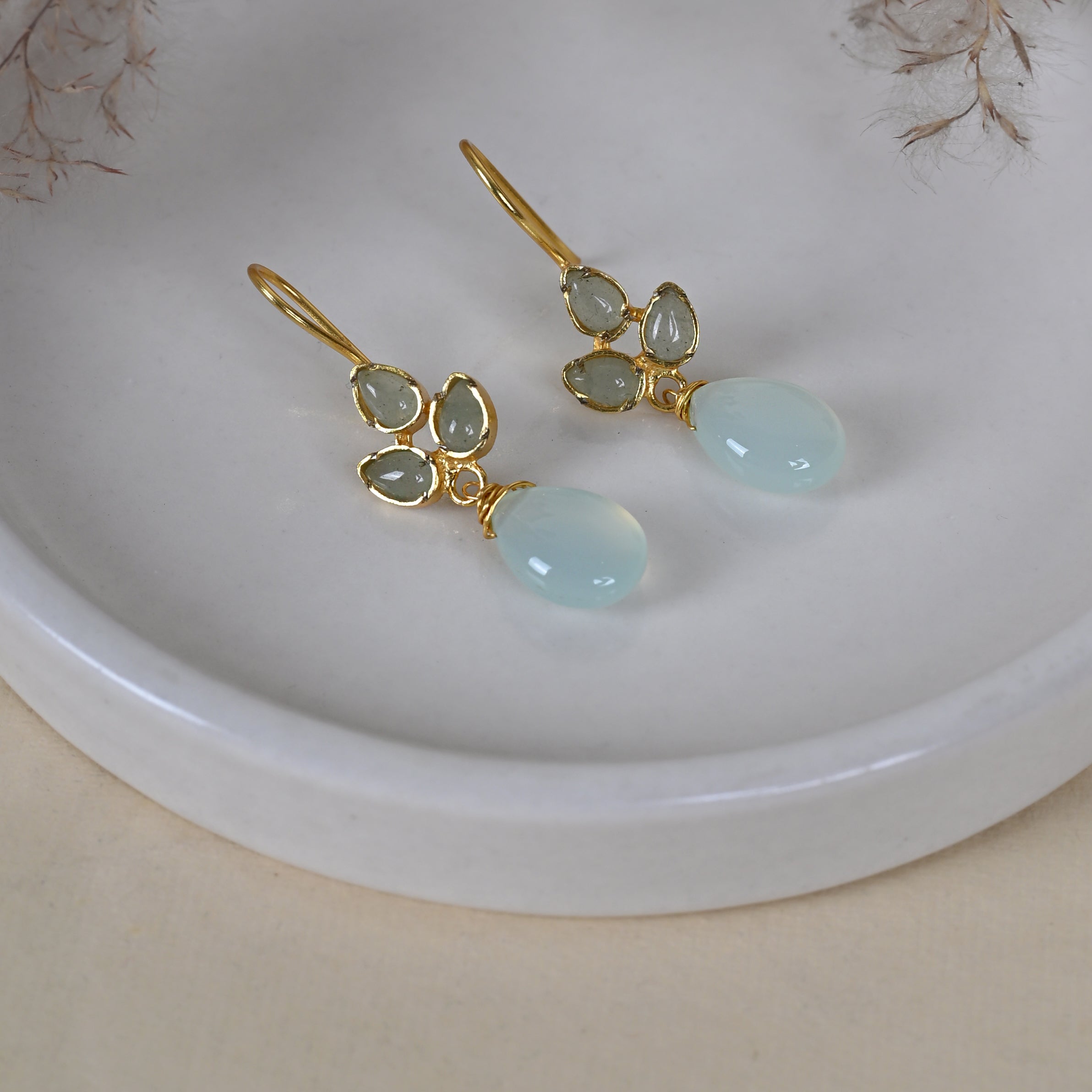 Teen Paan Grapes Earring
