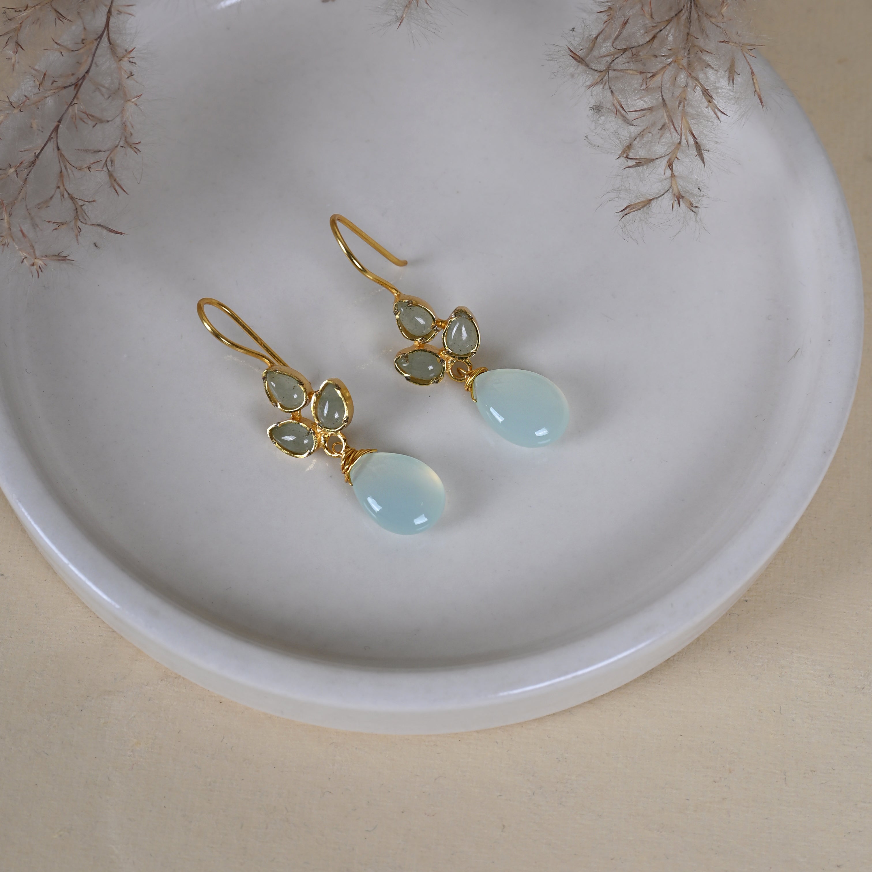 Teen Paan Grapes Earring