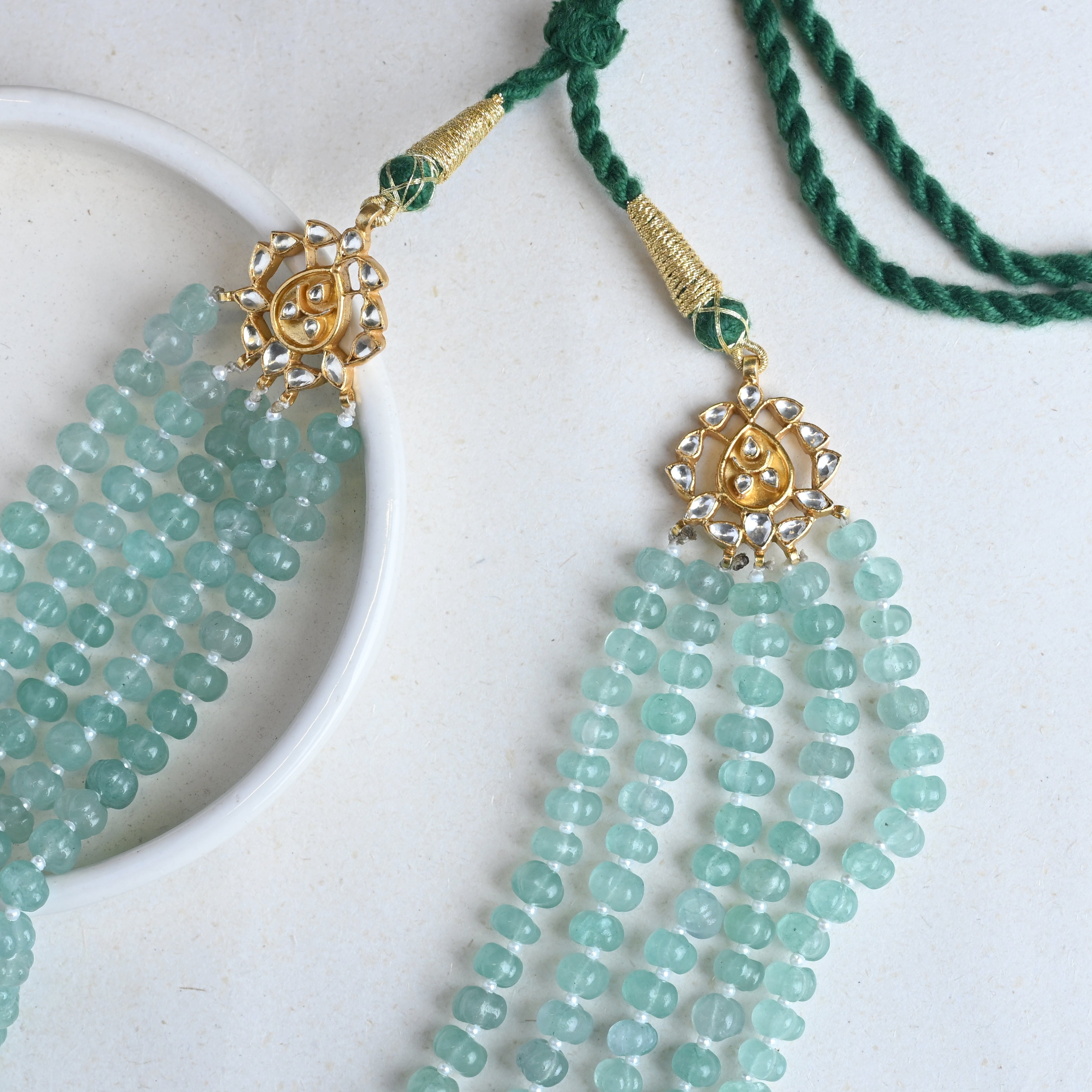 Blue Beads Necklace