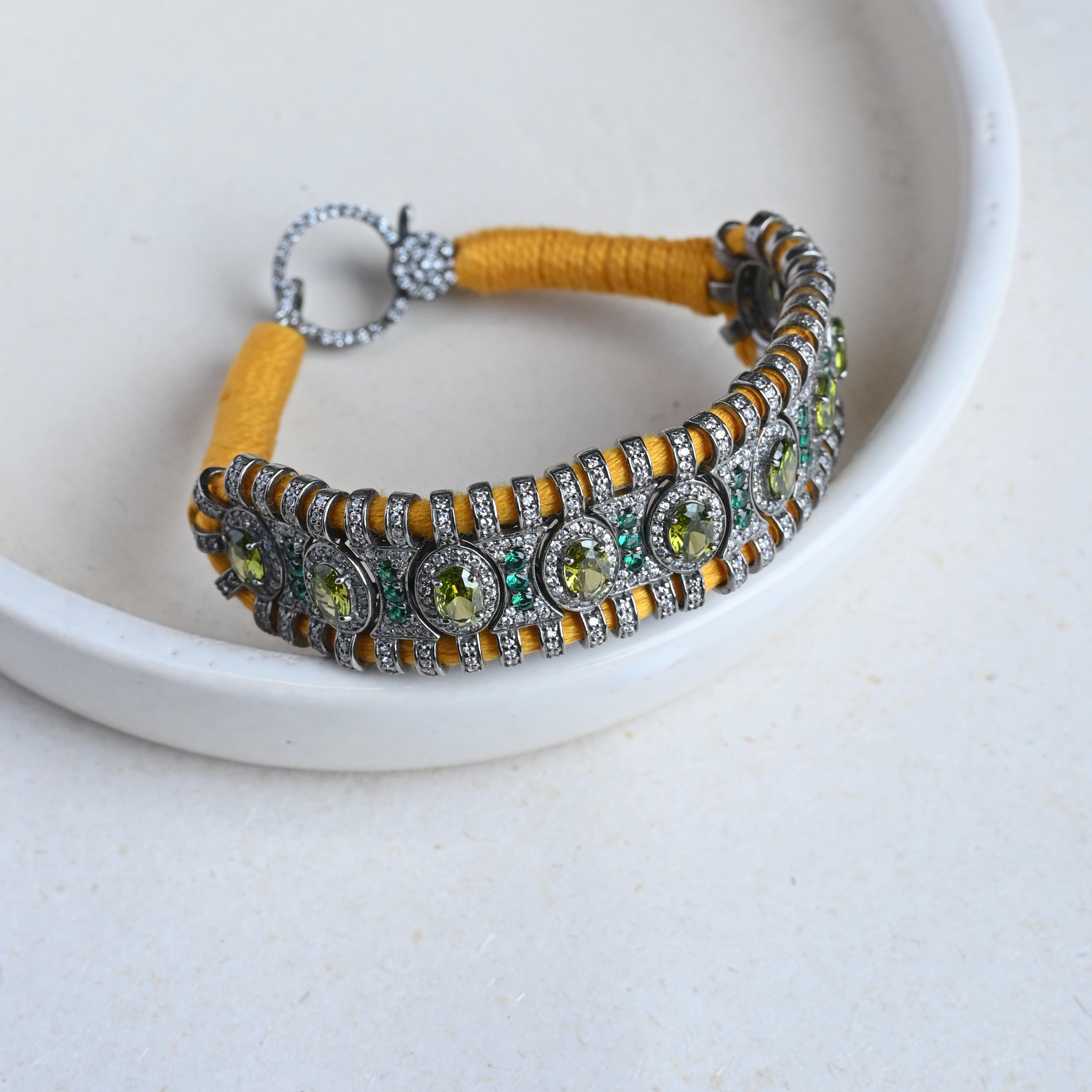 Yellow Thread Bracelet