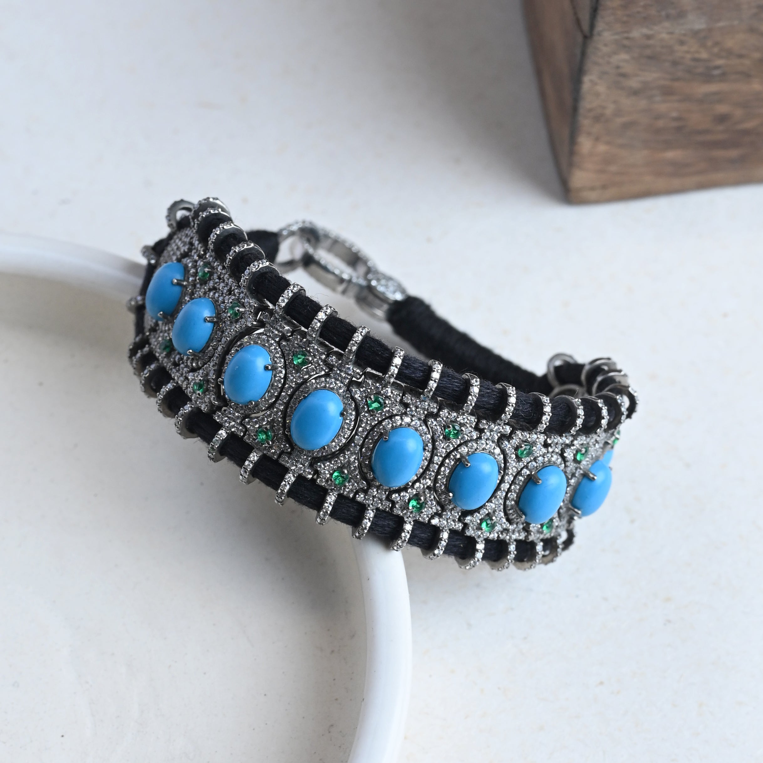 Black-Turq Bracelet