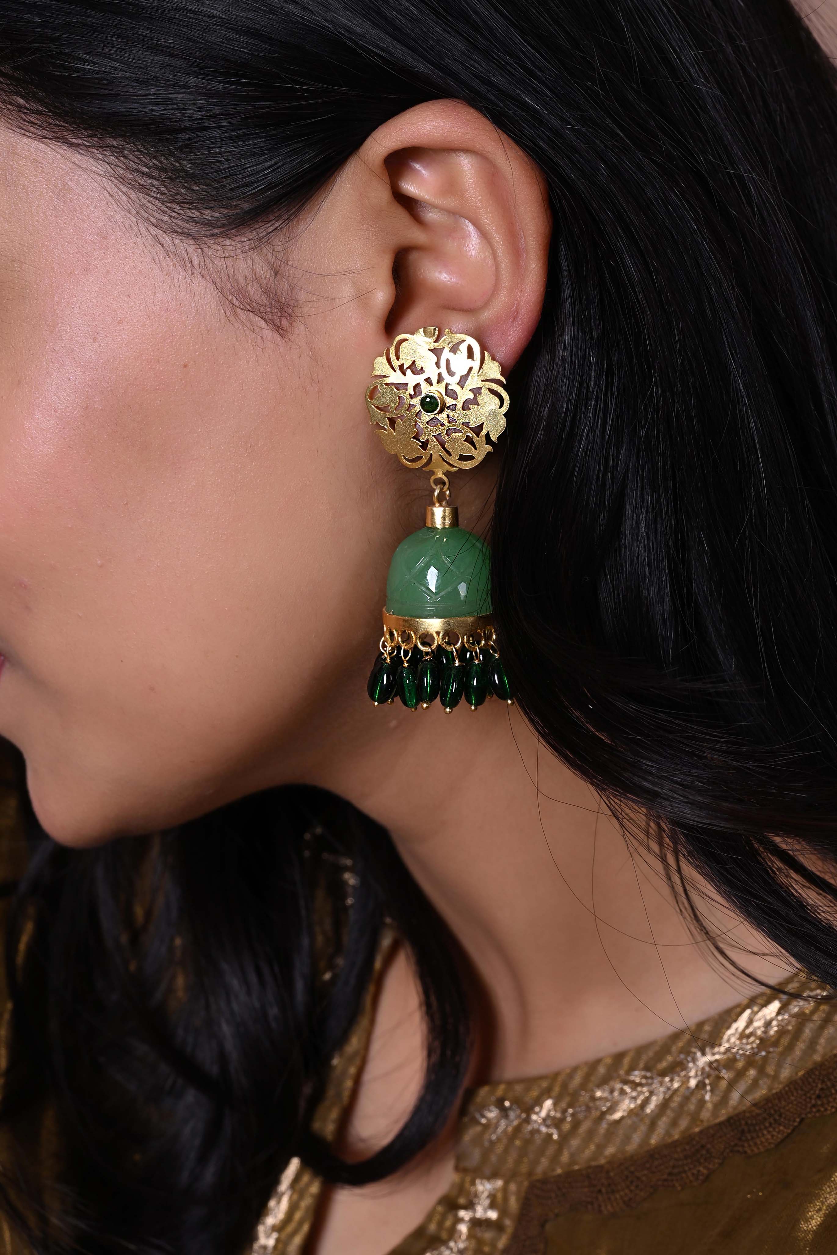 Stone Jhumka