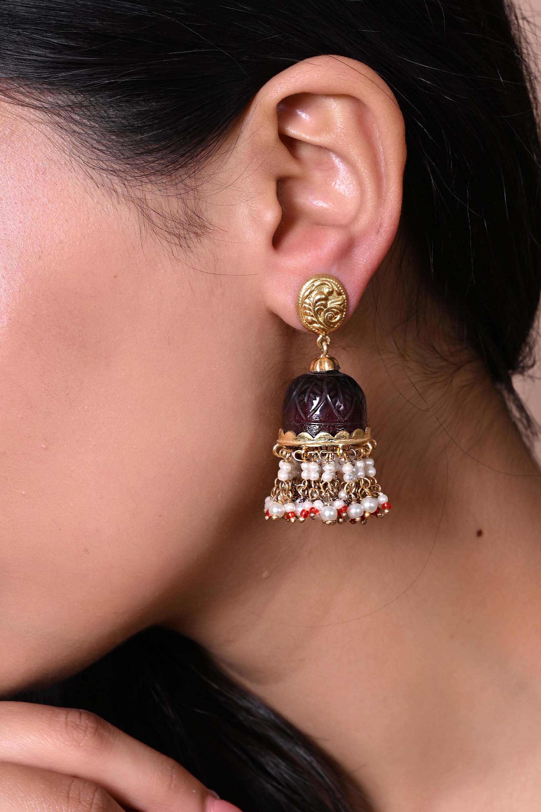 Stone Jhumka