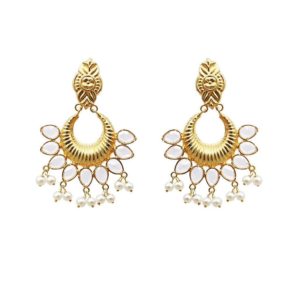 Indian Traditional Chand hoop Earrings