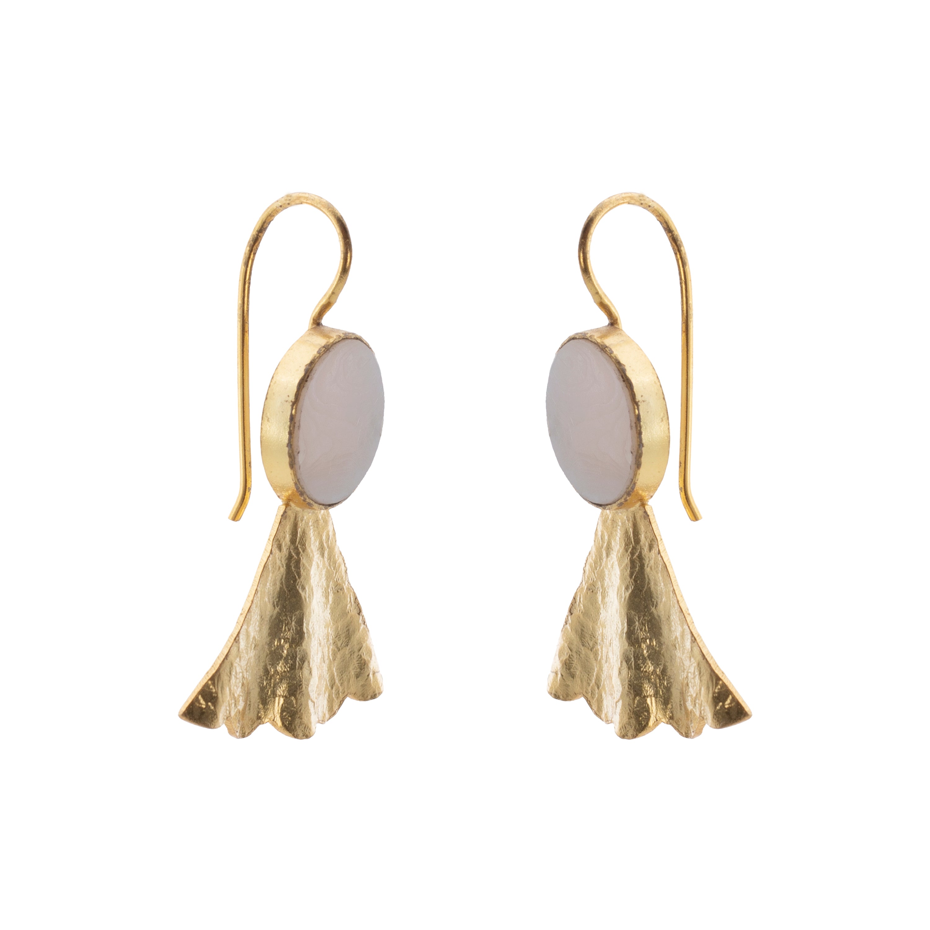 Mother Of Pearl Hook Earrings