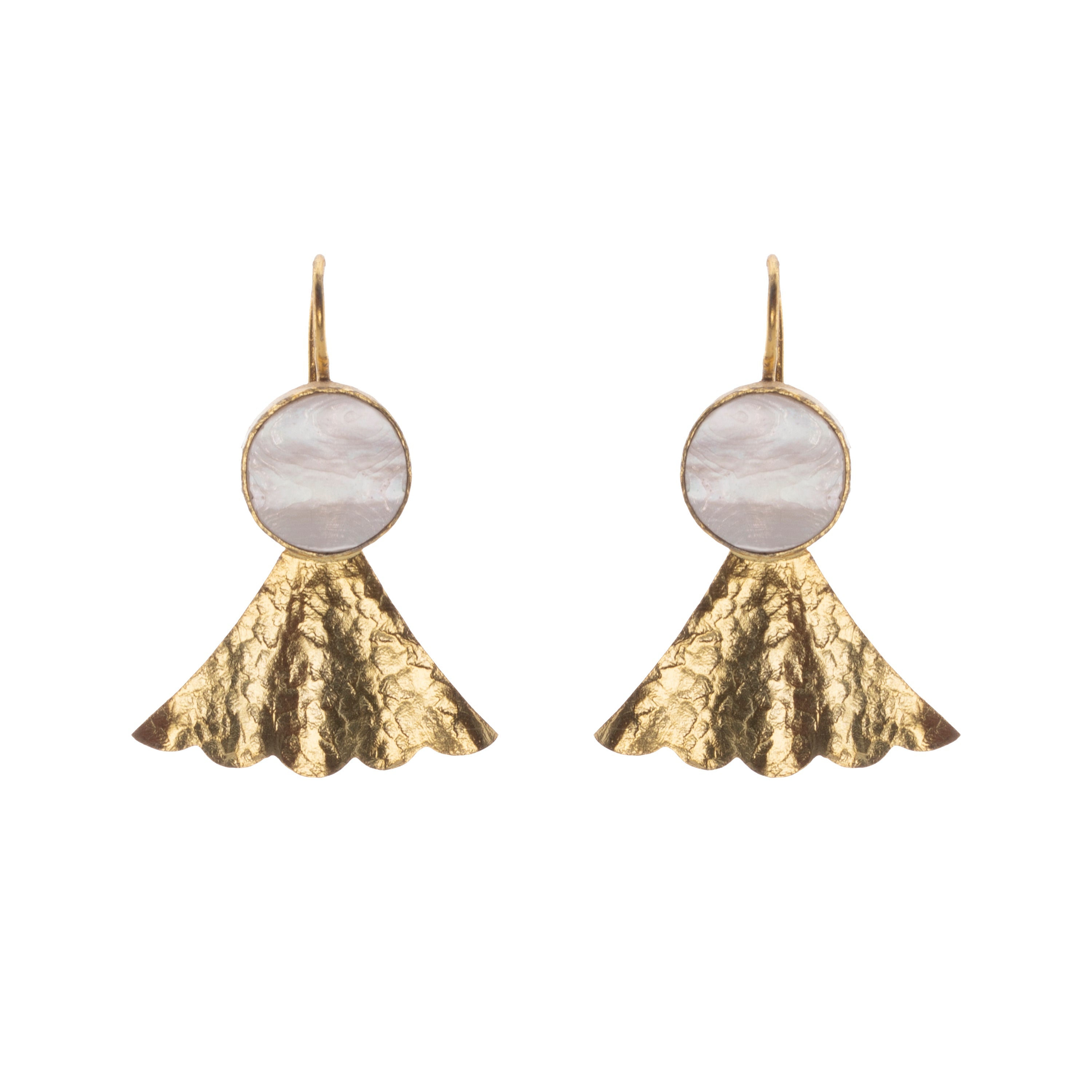 Mother Of Pearl Hook Earrings