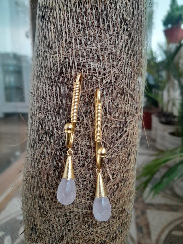 Moonstone earrings