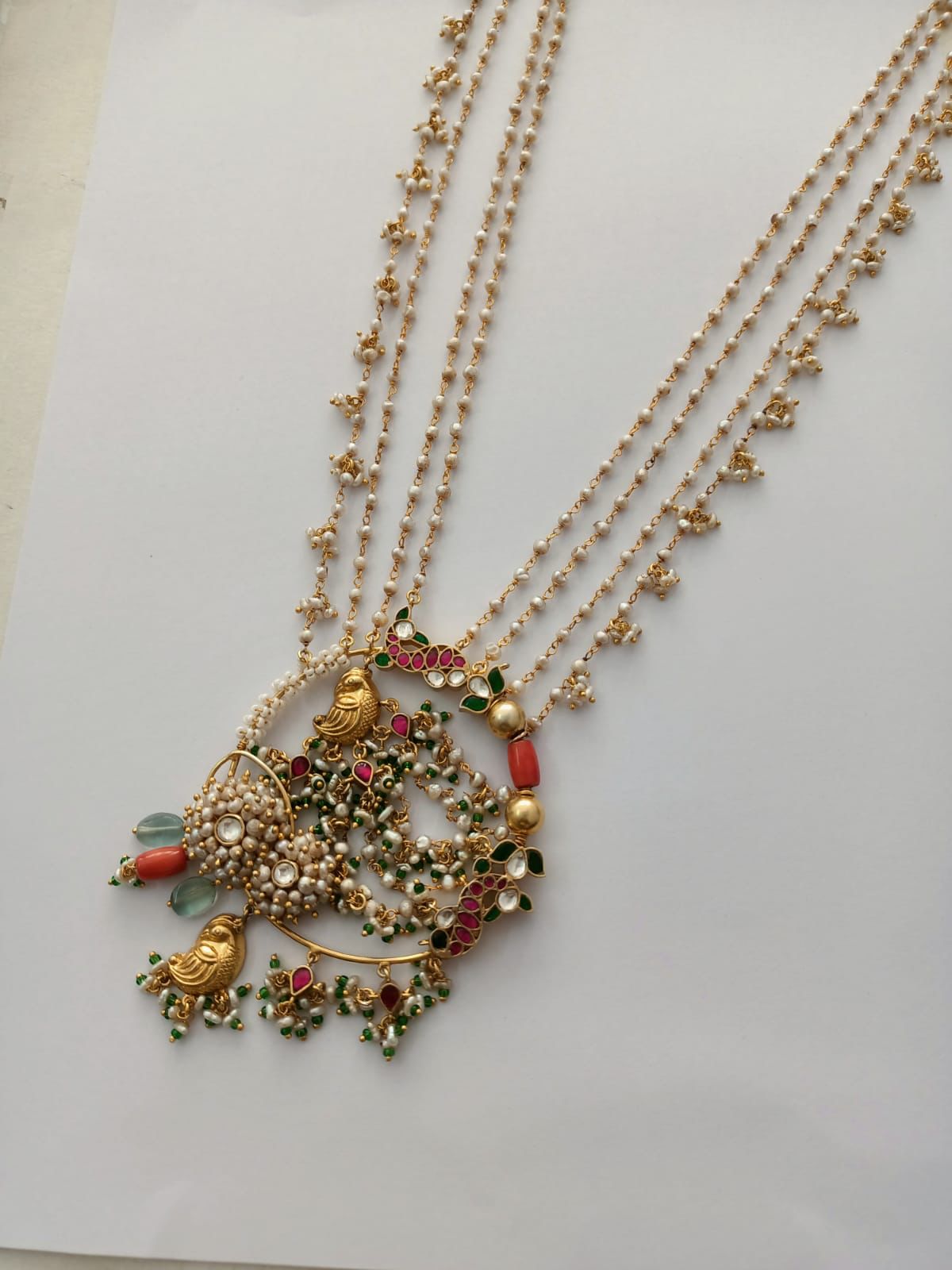 Jadau Haar made in Sterling Silver