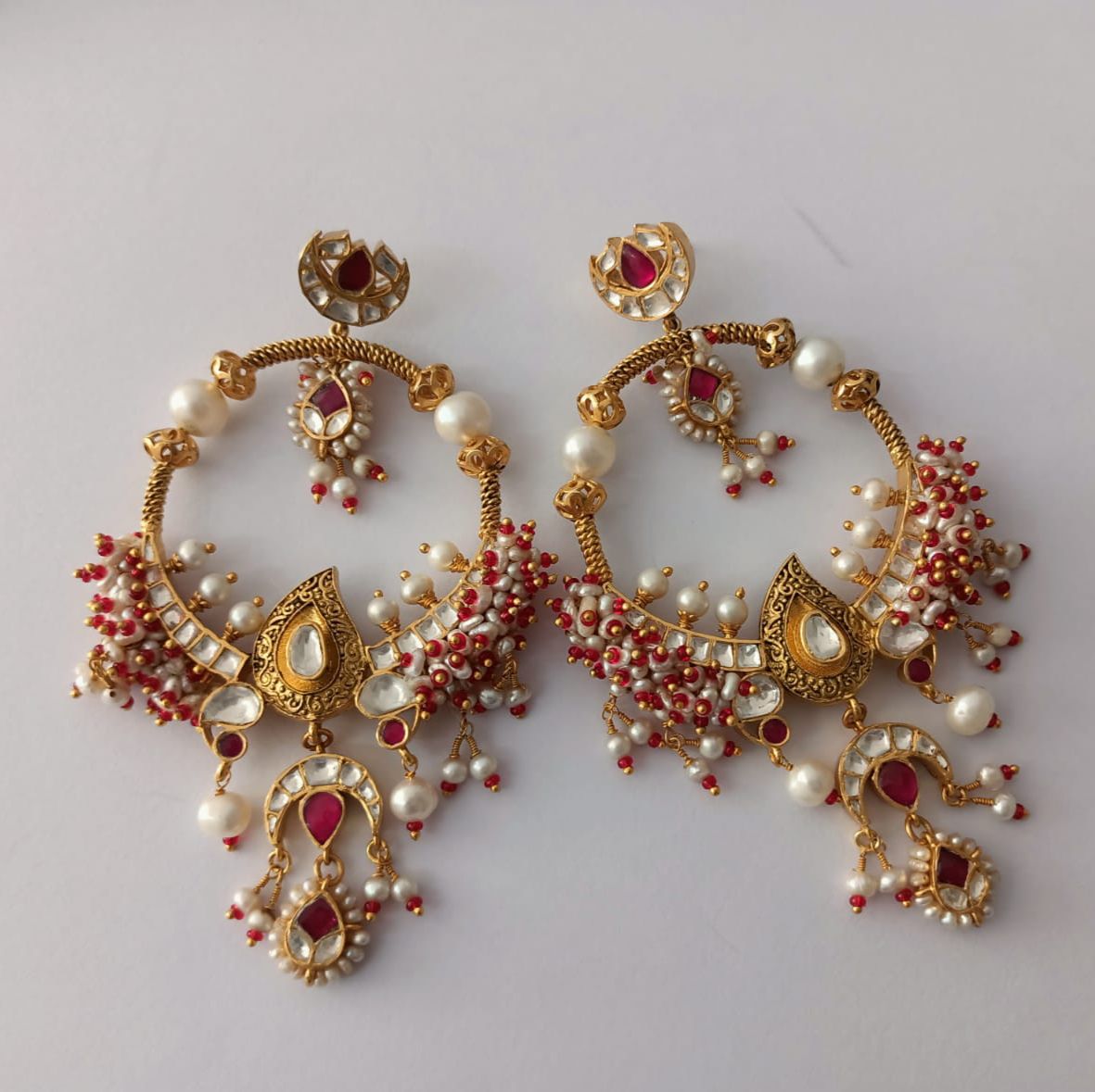 Chandbali earrings