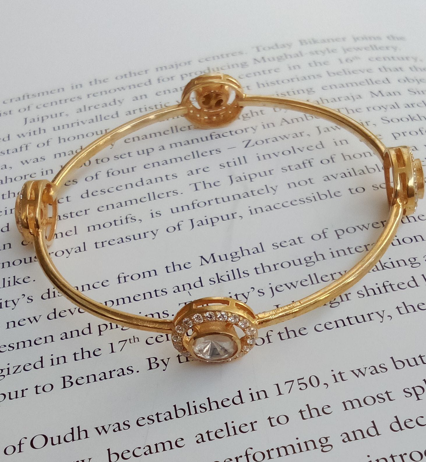 Moissanite bangle
