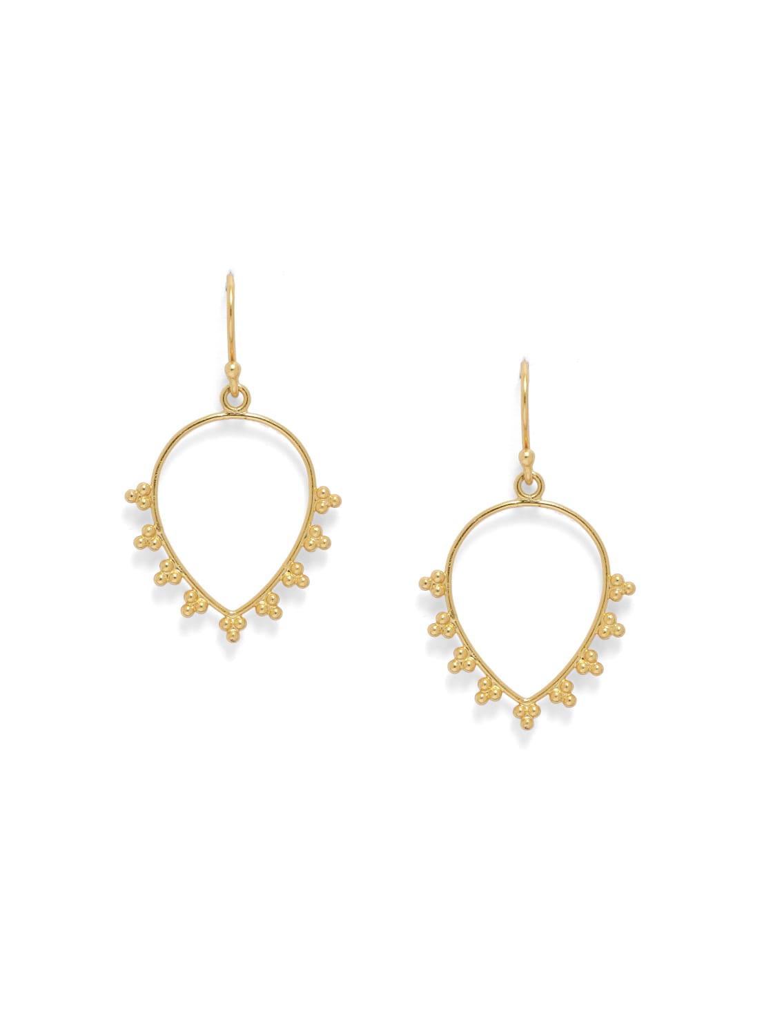 92.5 sterling Silver Gold plated hoop earrings.