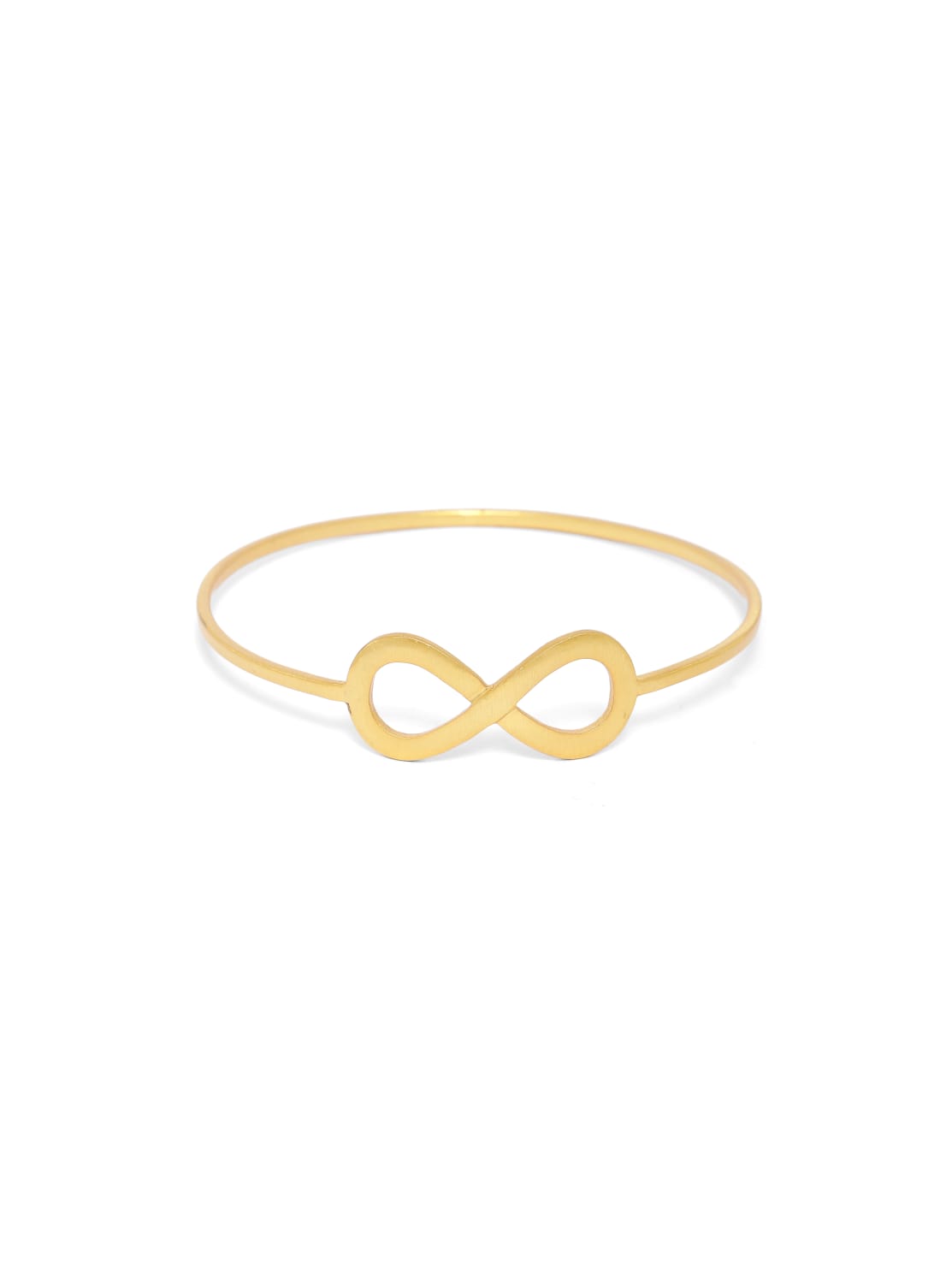 92.5 sterling Silver Gold plated infinity bracelet.