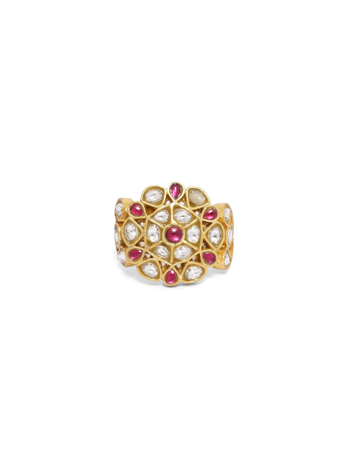 Jadau style ring
