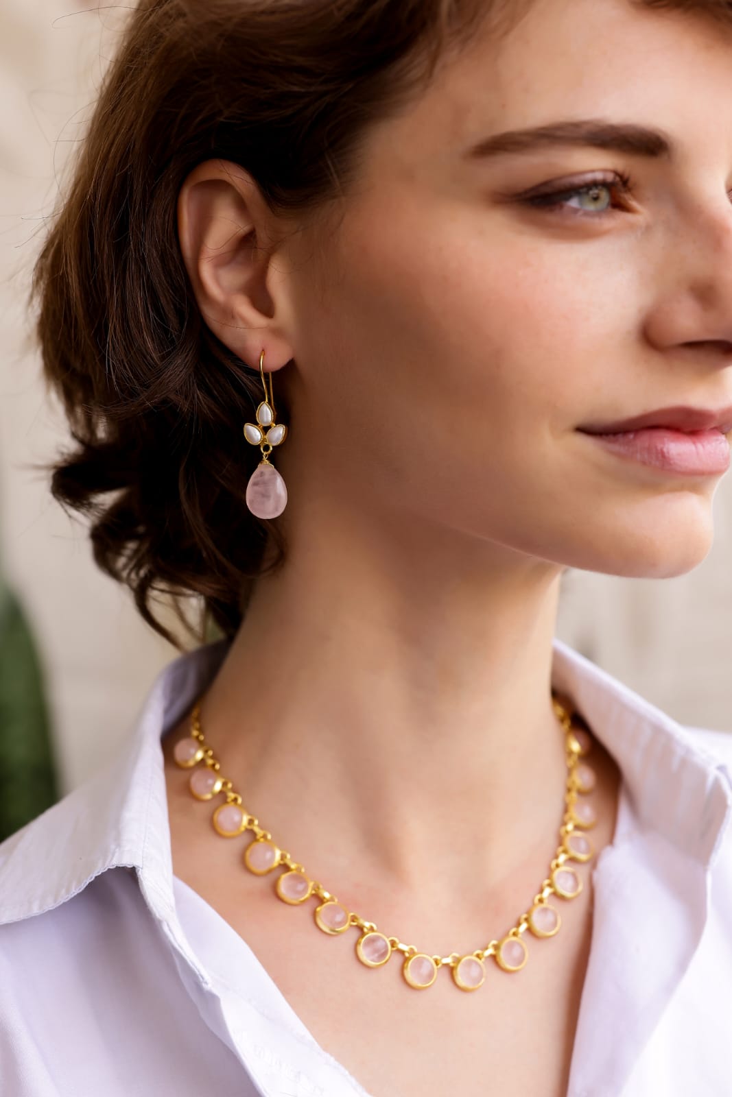 Durga Earrings (Pink)