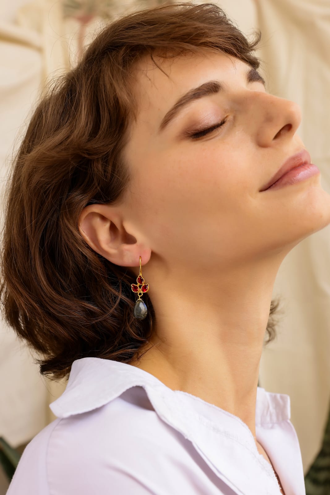 Durga Earrings (Black)