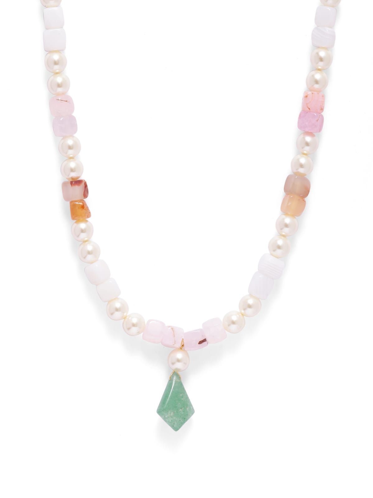 Parichay necklace semi-precious Stones, beaded necklace.