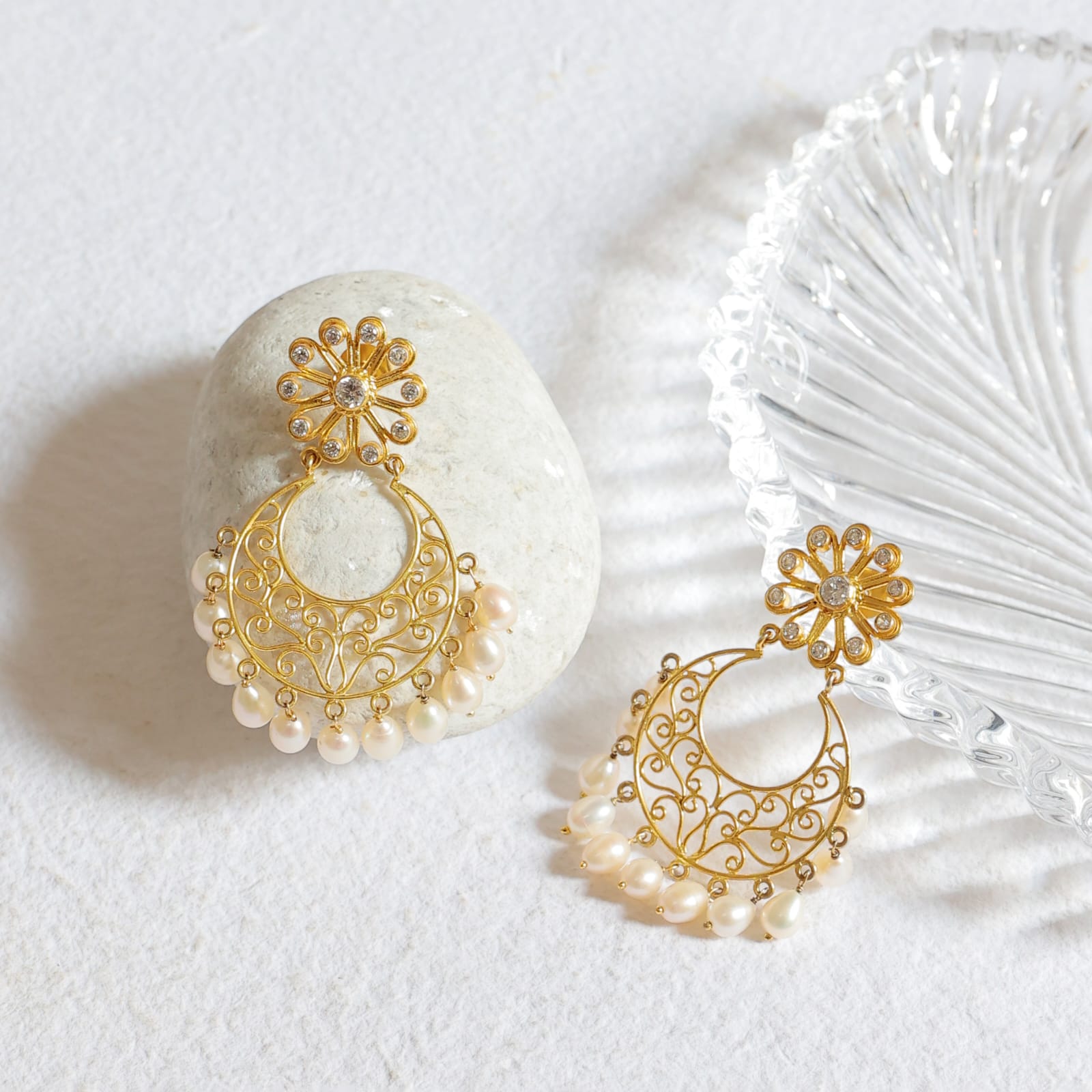 Drop Earrings Earring Ideas Diy Champa Earrings In Sterling Silver