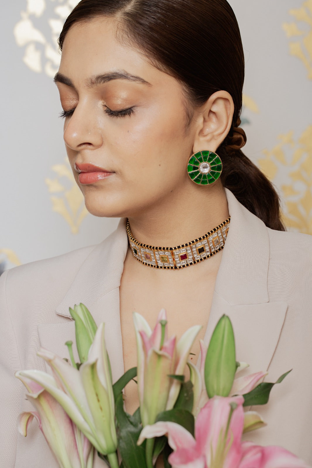 Chakra earrings in 92.5 Sterling Silver handcrafted and dipped in 1 micron Gold plating.