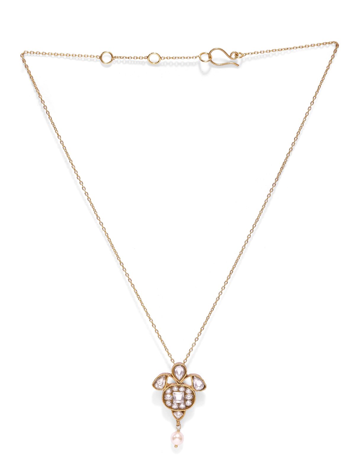Polki-Phool necklace