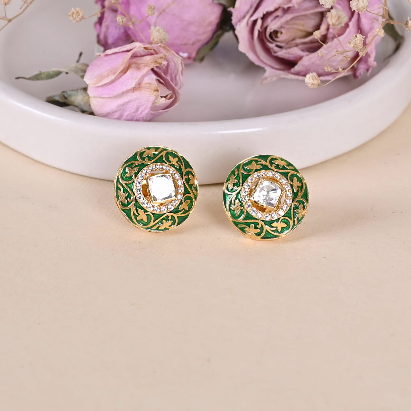 Almas-Meenakari tops