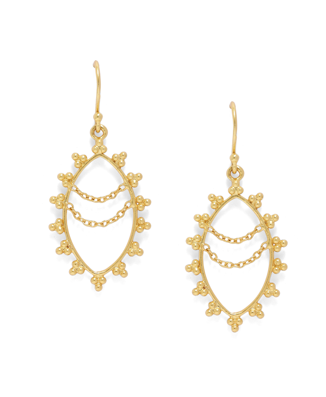 Light weighted Rawa chain Earrings