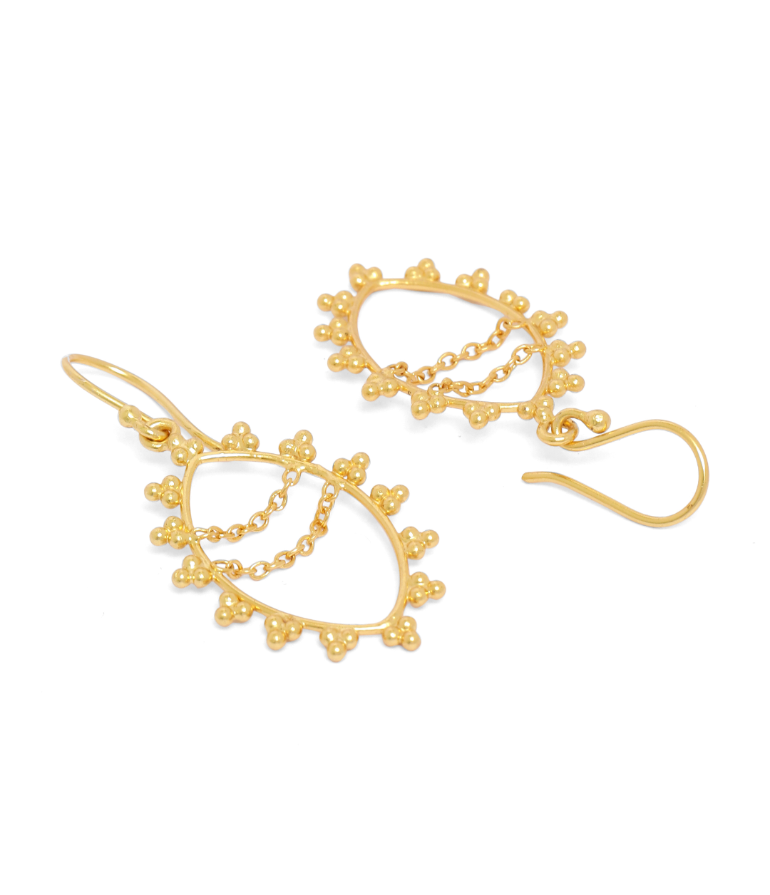 Light weighted Rawa chain Earrings