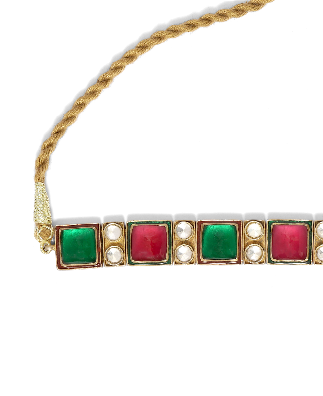 Sterling silver Choker with 18 karat micron Gold plating