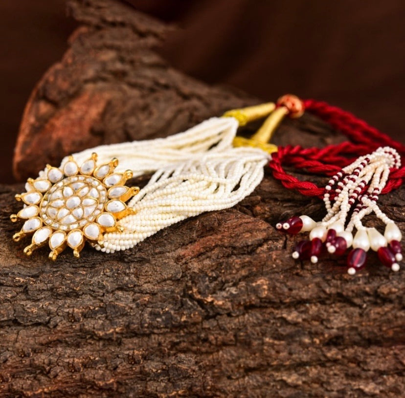 Jadau phool choker