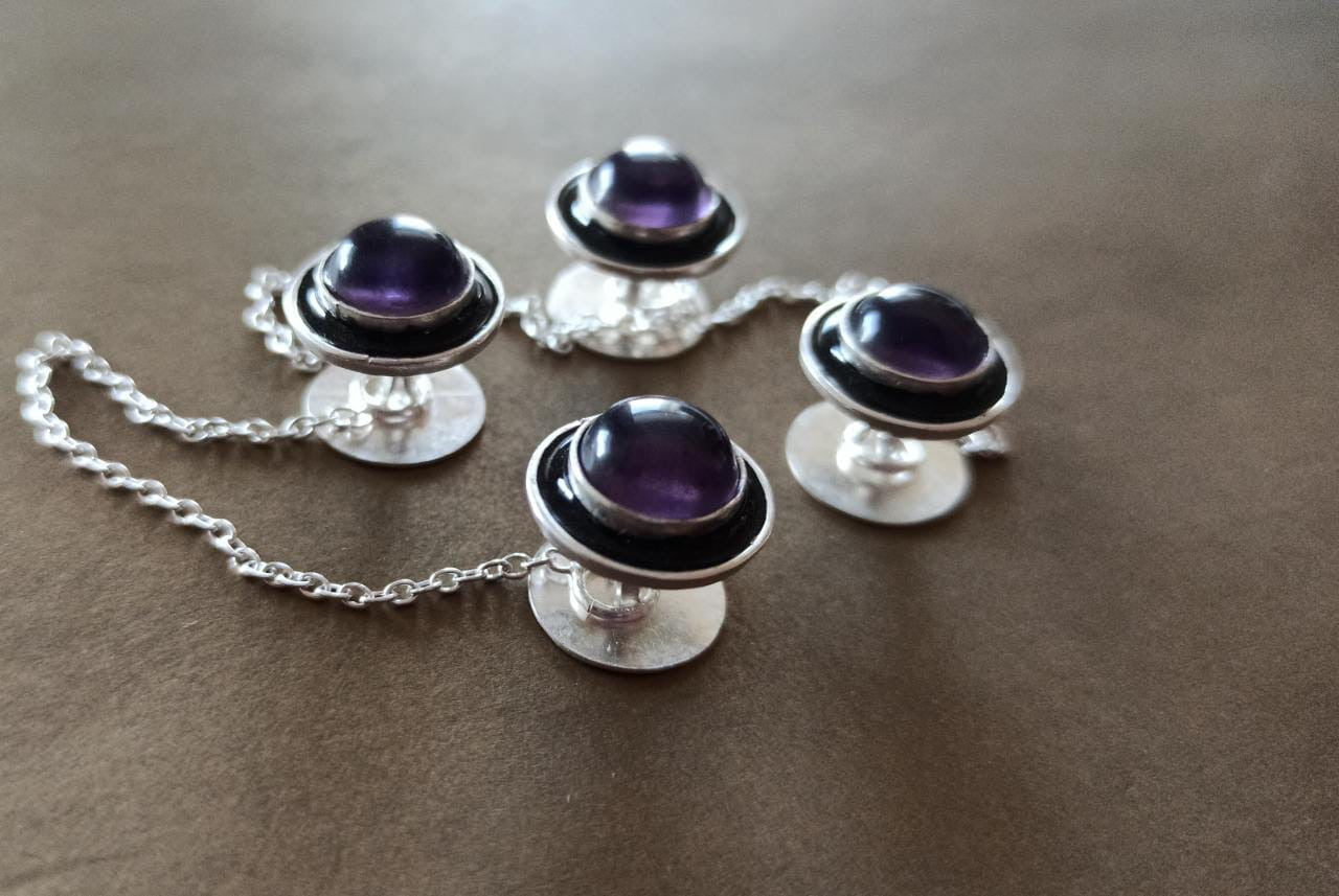 Kurta buttons stones