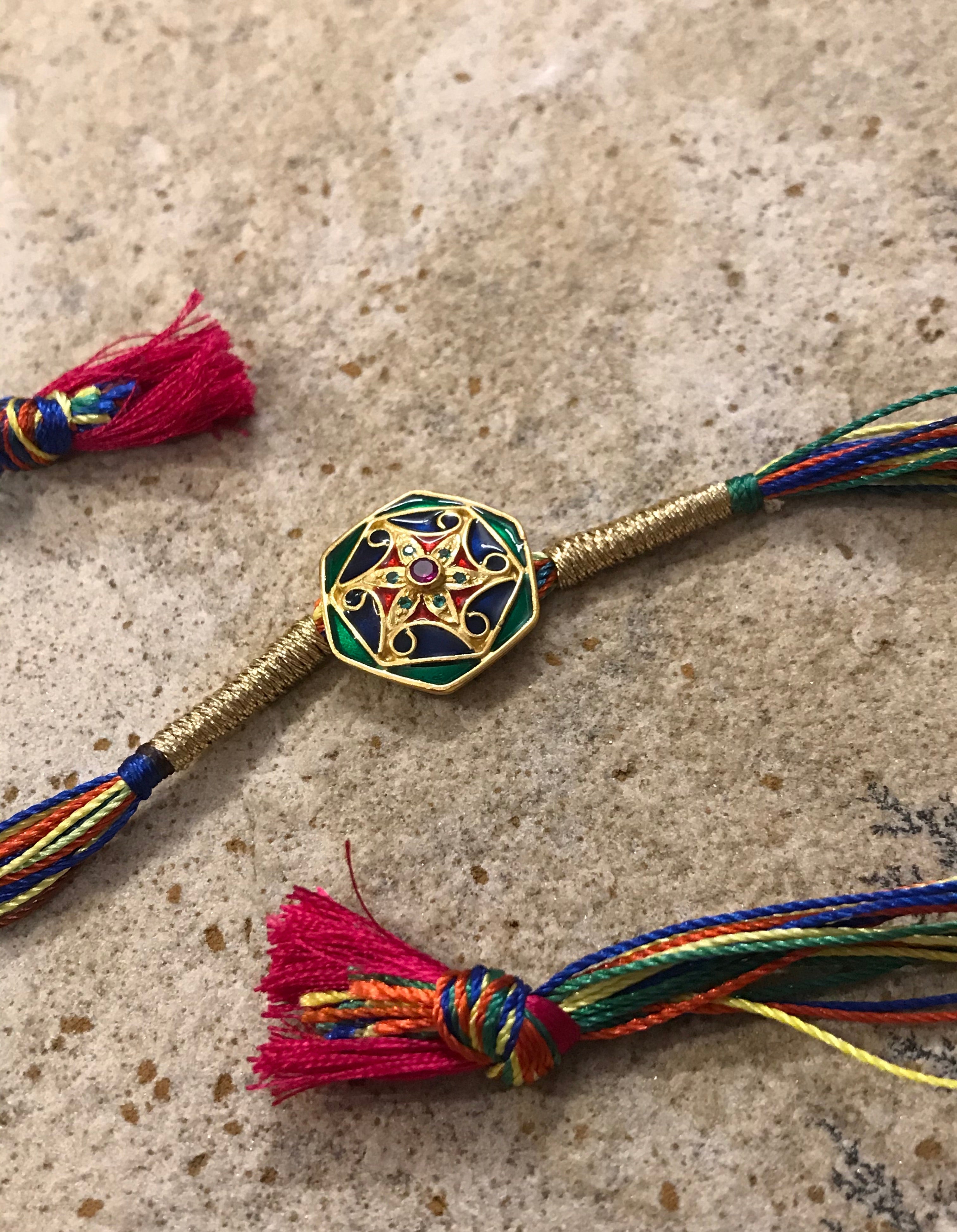Rakhi enamel & Stone