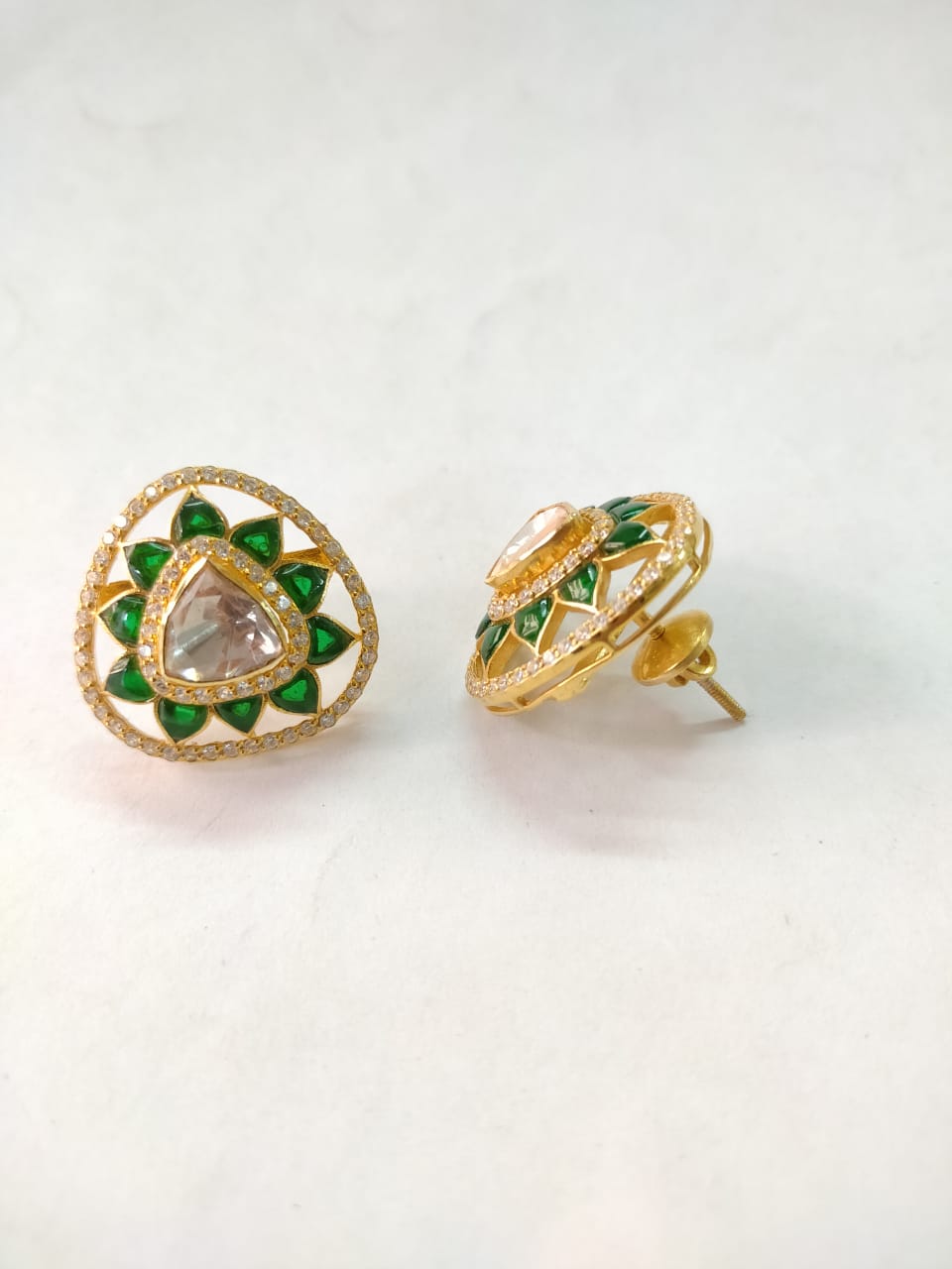 Moissanite Kamal earrings