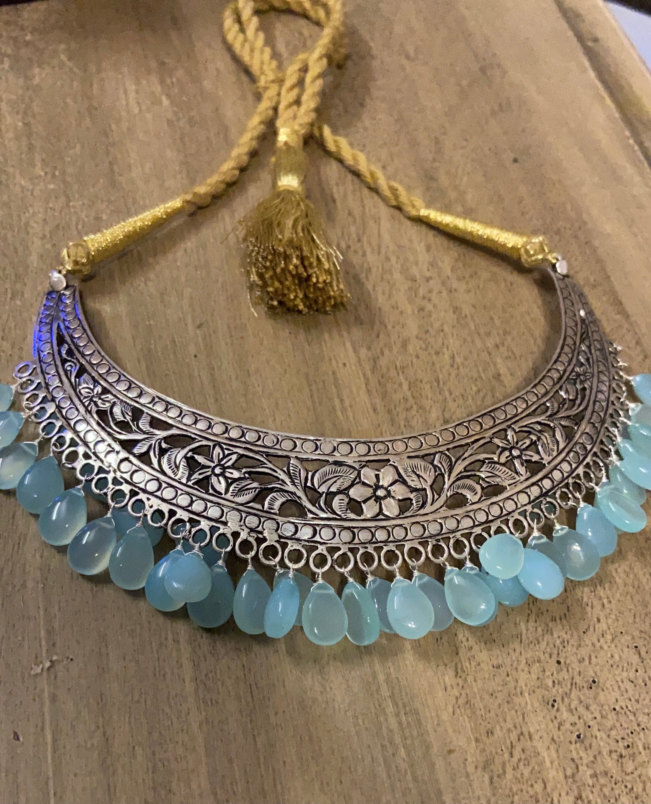 Jaali choker necklace